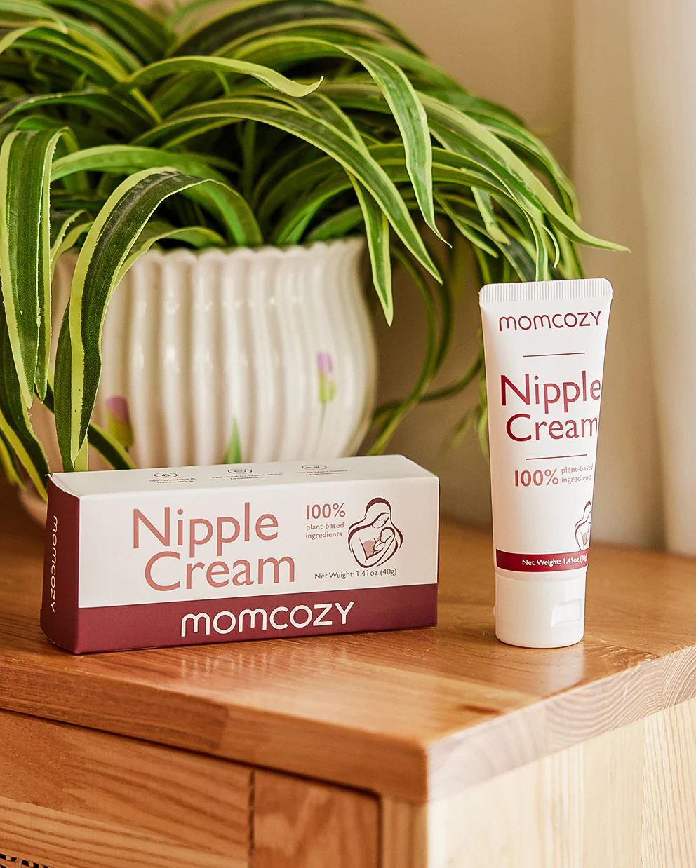 100% Natural Nipple Cream for Breastfeeding - Lanolin-free - Image 4