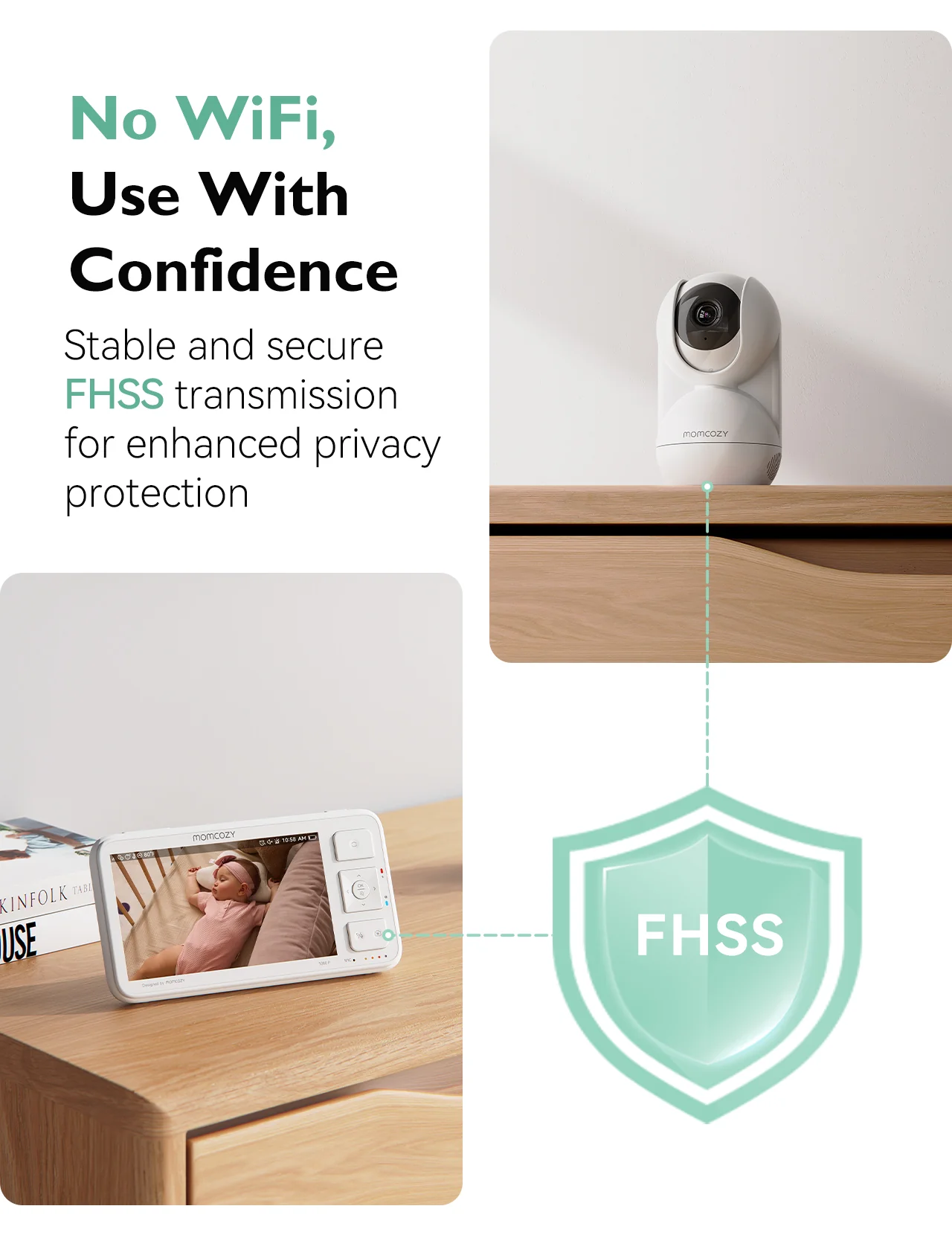 1080p Full HD Camera for Video Baby Monitor BM03 - Image 7