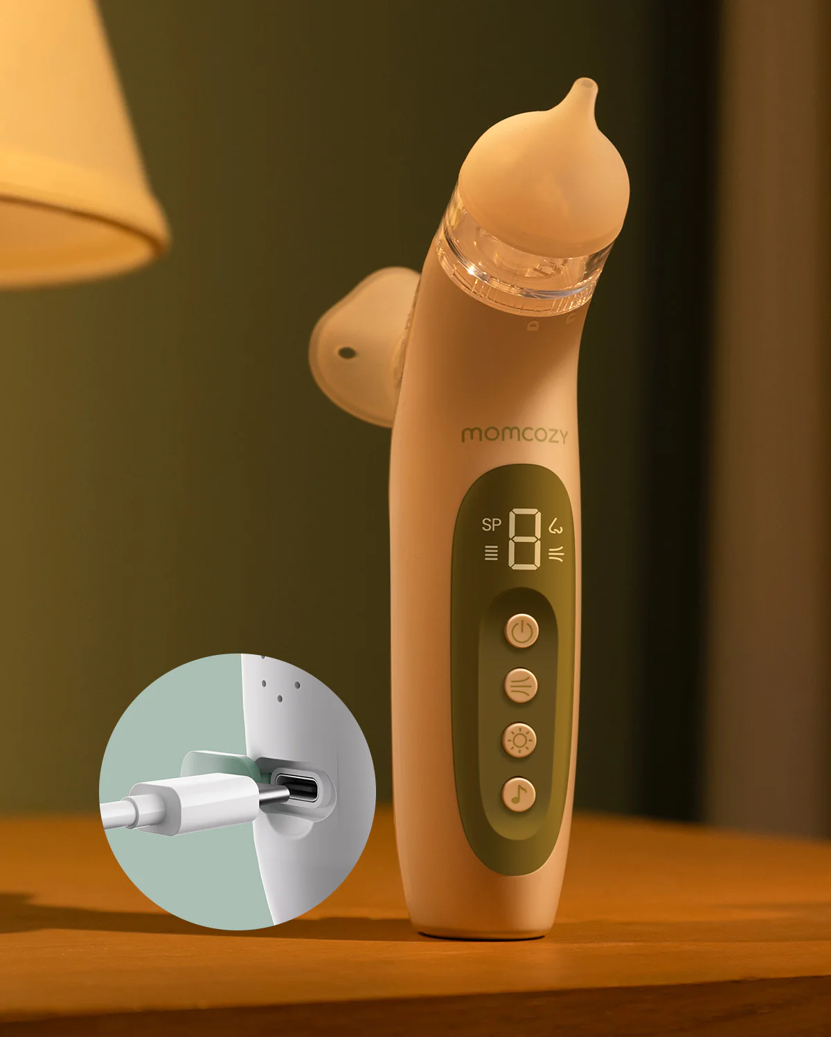 Momcozy BreezyClear™ 2-in-1 Spray & Suction Electric Nasal Aspirator - Image 7