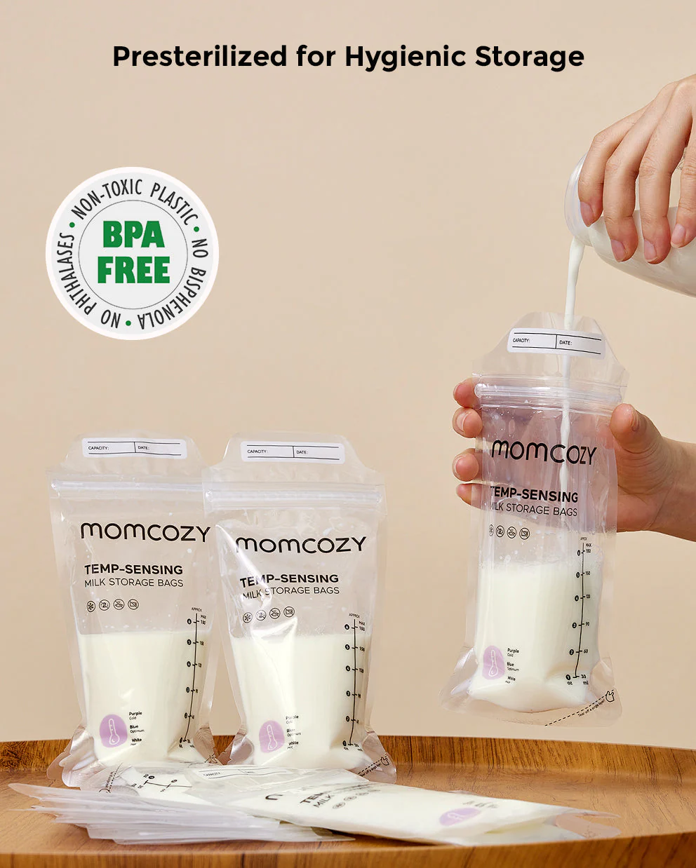 6-in-1 Fast Baby Bottle Warmer and 120 Count Breastmilk Storage Bags - Image 9