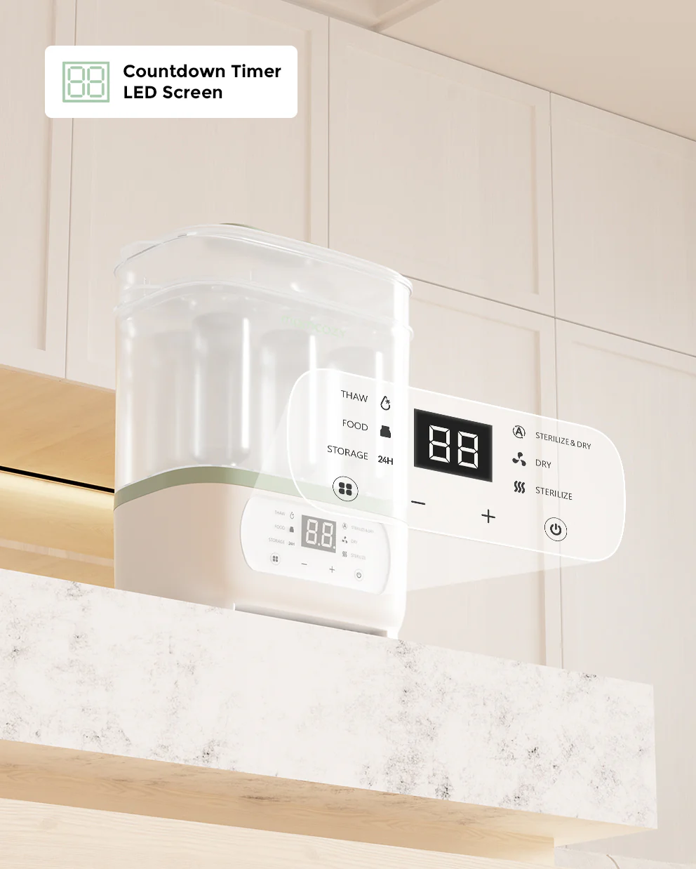 8-in-1 Baby Bottle Steam Sterilizer - Image 5