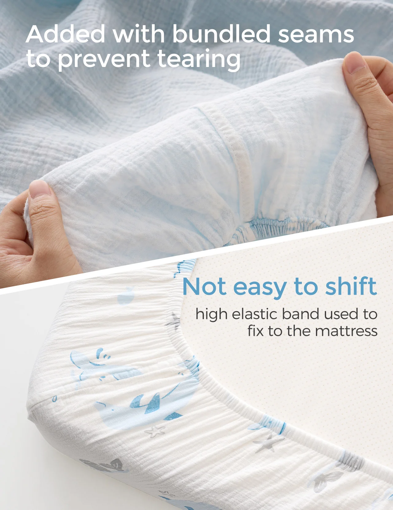 Momcozy Baby Fitted Crib Sheet - Image 3