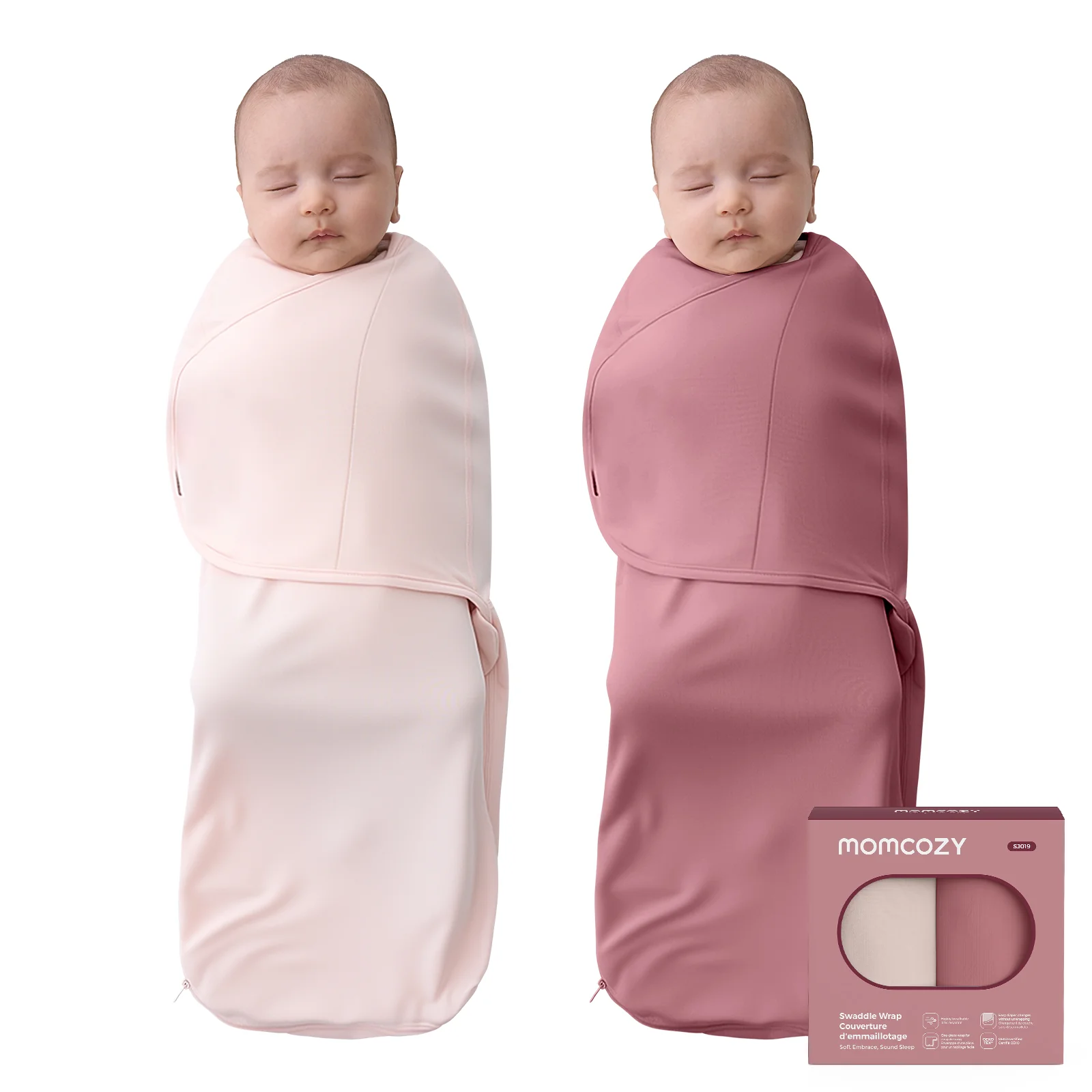 Baby Sleep Sack 1.5 TOG & Easy Swaddle Wrap For 0-3M Bundle - Image 2