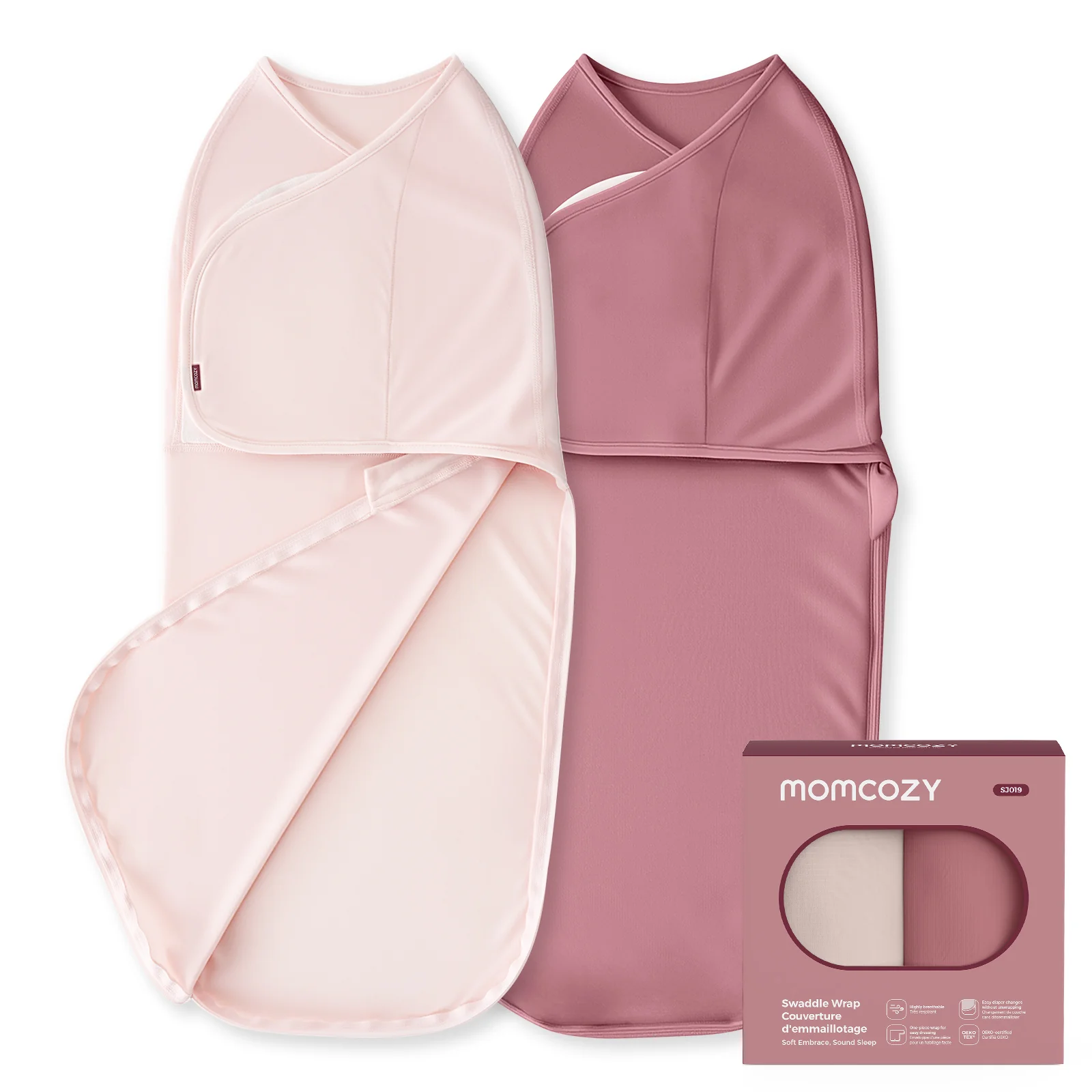 Baby Sleep Sack 1.5 TOG & Easy Swaddle Wrap For 0-3M Bundle - Image 5