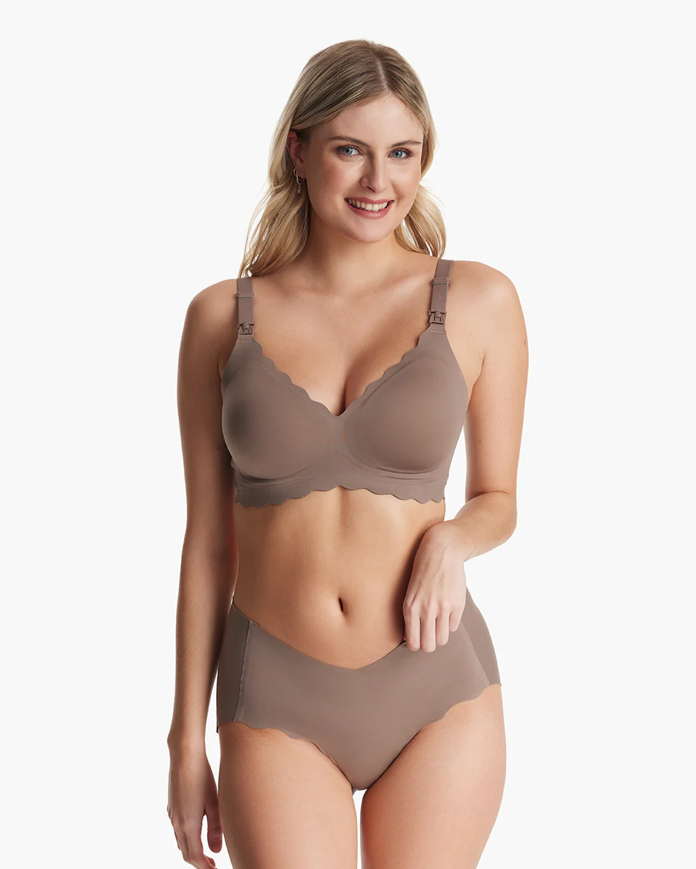 Jelly Strip Seamless Nursing Bra YN46 - Image 35