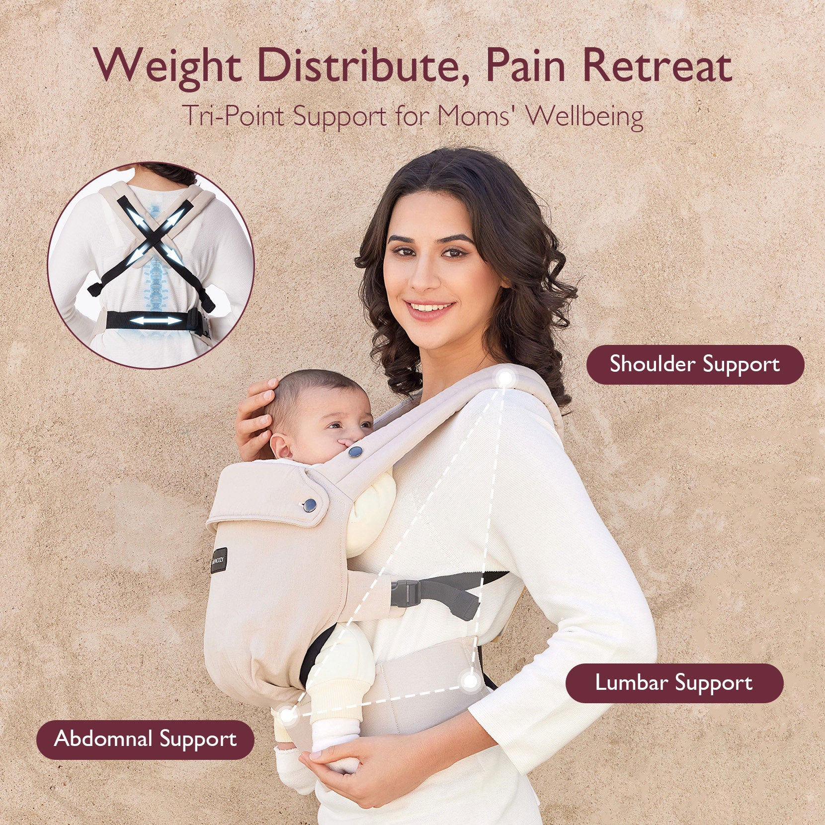 PureHug Baby Carrier - Ergonomic Cozy & Lightweight - Image 28