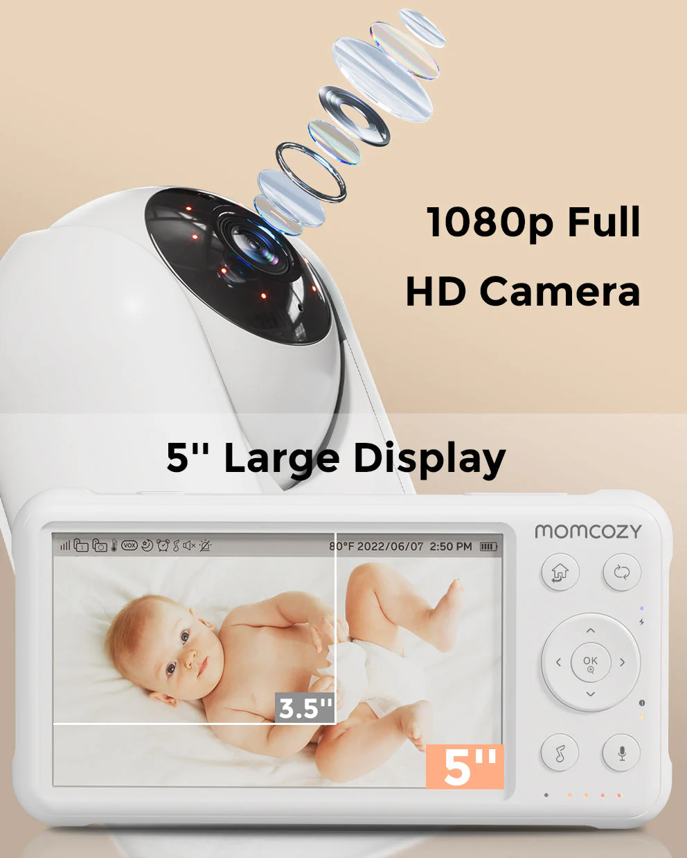 Baby Care Bundle: Portable Baby Sound Machine and One Baby Monitor - Image 3
