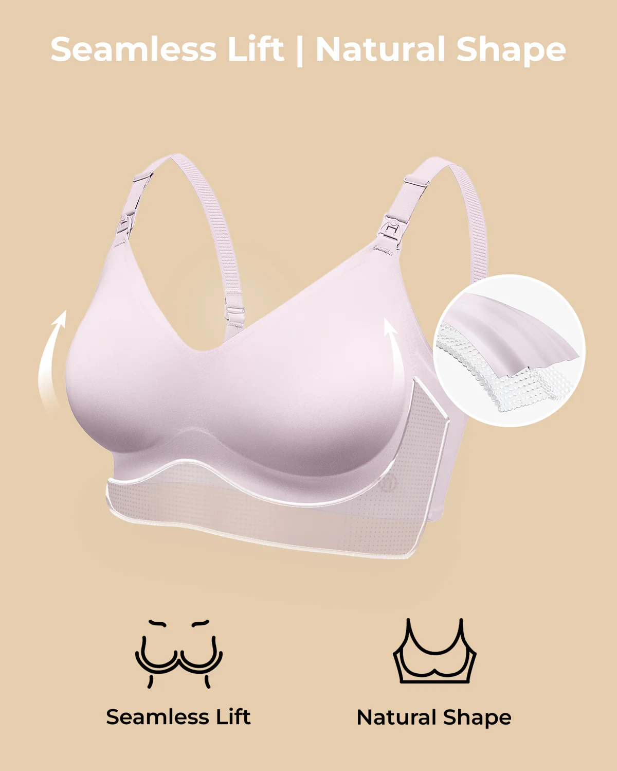 Ultra Soft Seamless Nursing Bra YN21 - Image 79