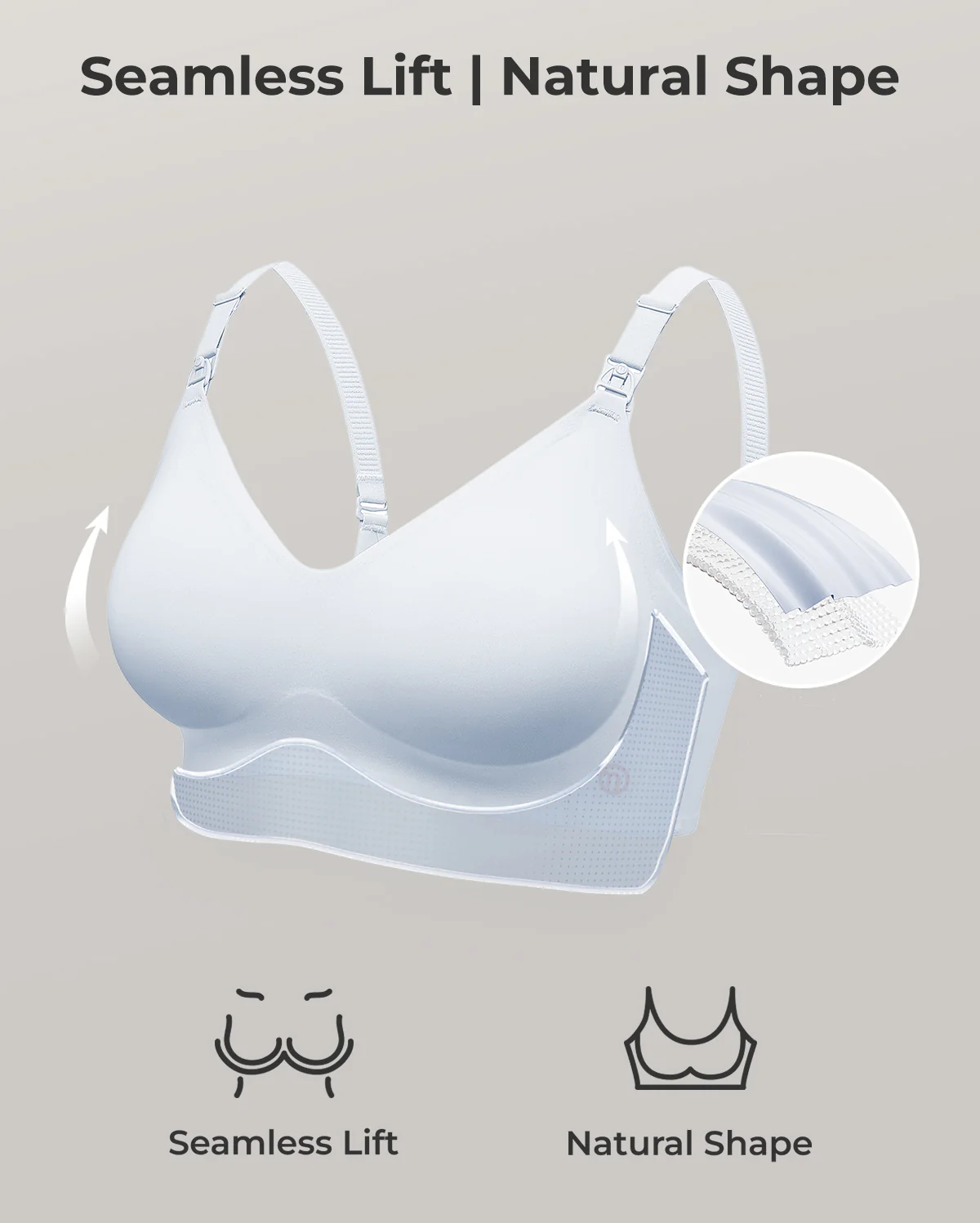 Ultra Soft Seamless Nursing Bra YN21 - Image 81