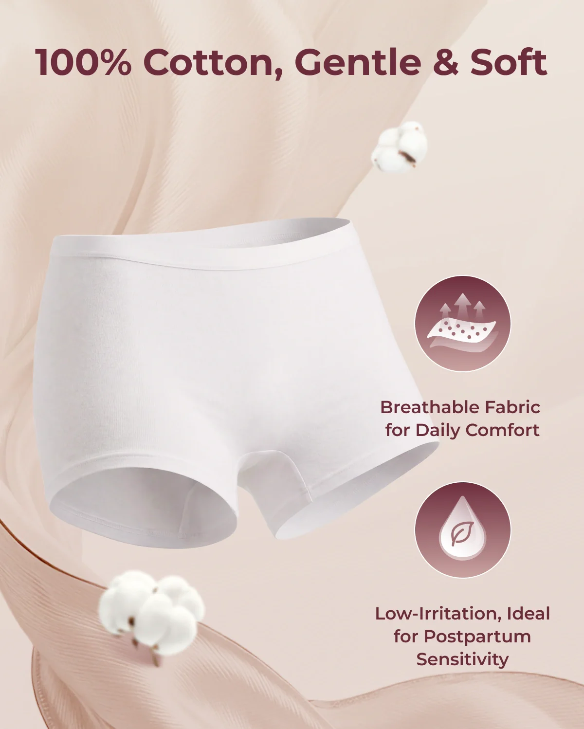 Disposable Postpartum Boyshort Underwear - Image 9