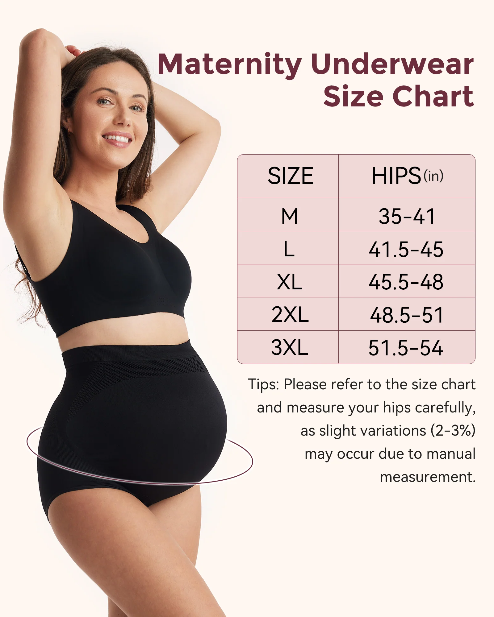 High Waist Pregnancy Seamless Soft Belly Support Panties - Image 8