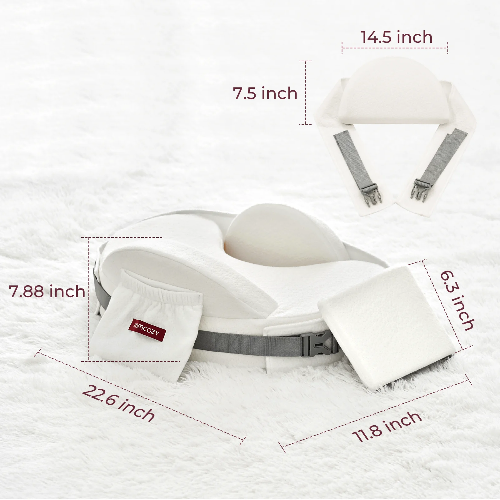Momcozy Memory Foam Nursing Pillow - Image 2