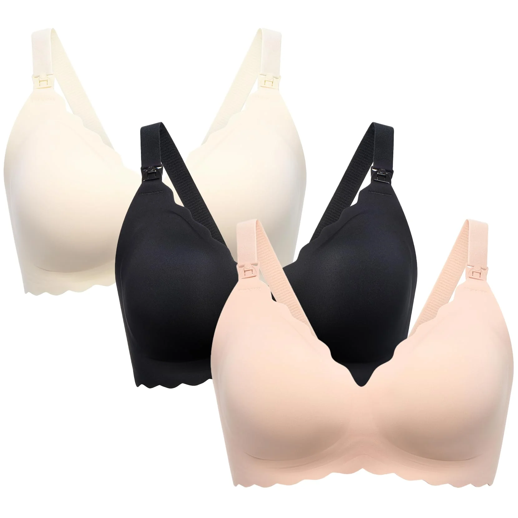 Jelly Strip Seamless Nursing Bra YN46 - Image 42