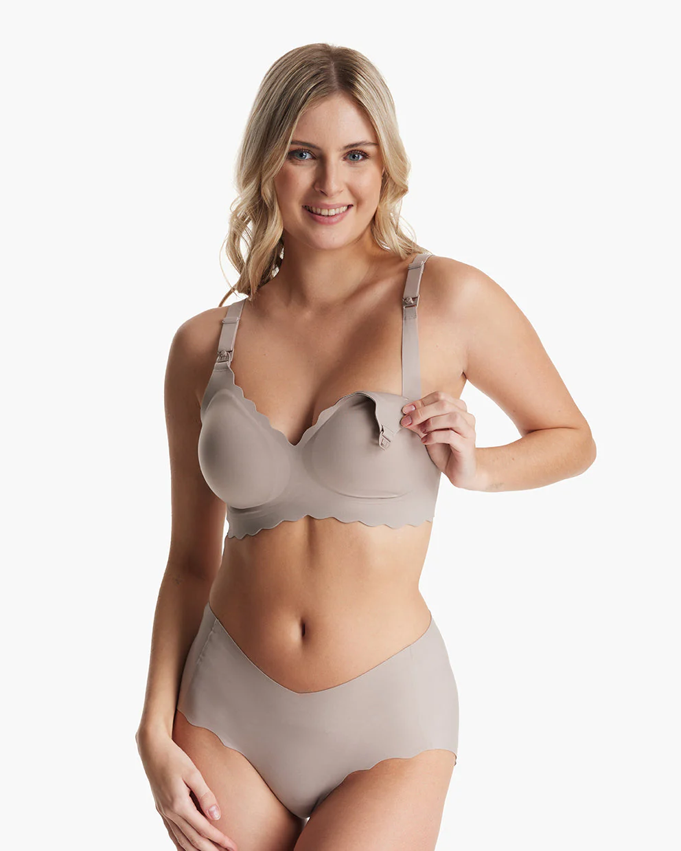 Jelly Strip - Seamless Floral Push up Nursing Bra au - YN46 - Image 15