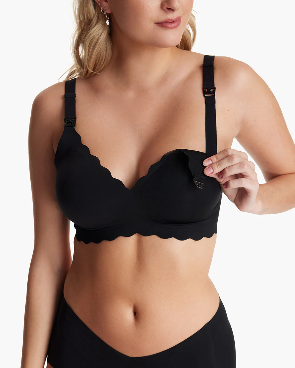 Jelly Strip - Seamless Floral Push up Nursing Bra au - YN46 - Image 2