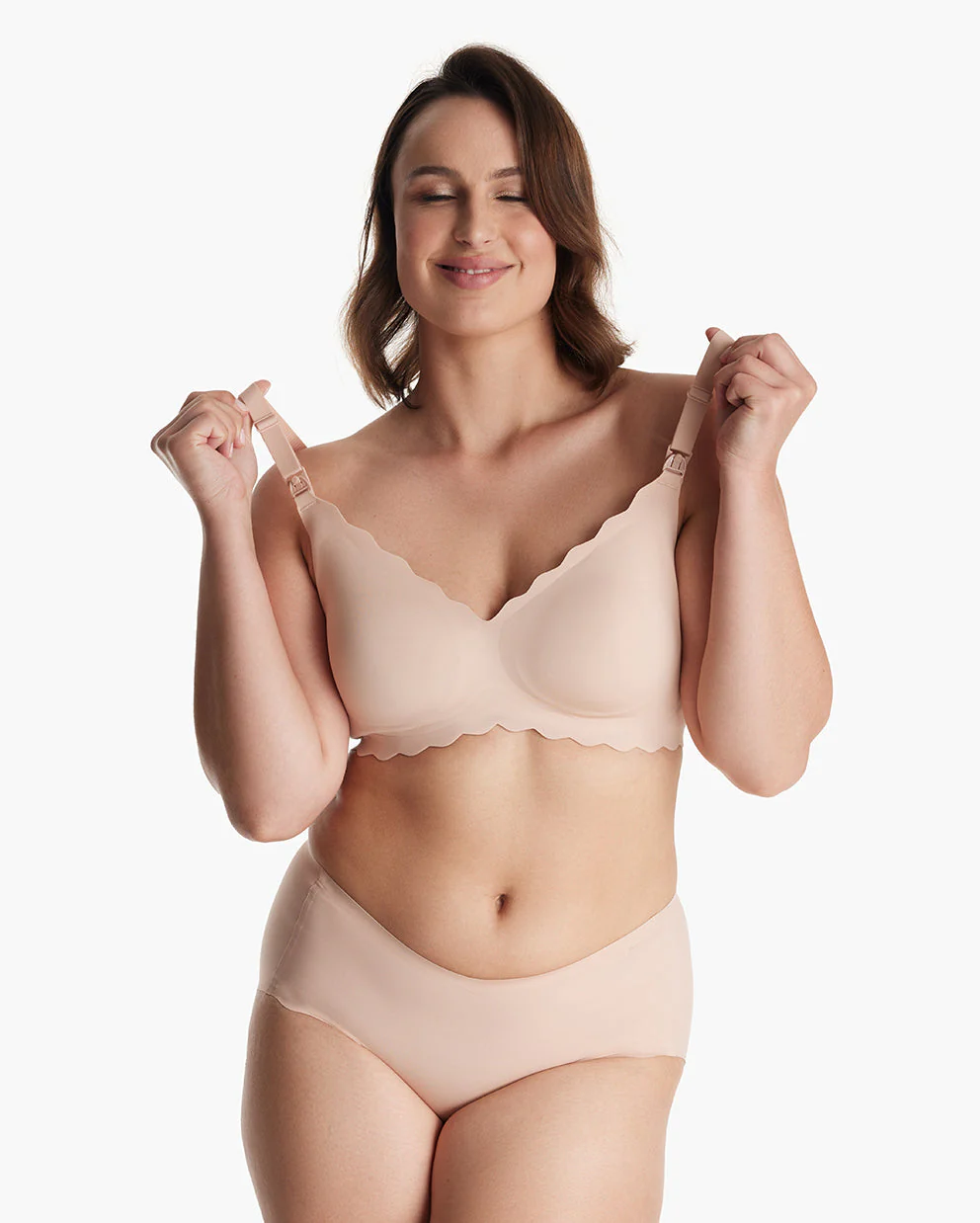 Jelly Strip - Seamless Floral Push up Nursing Bra au - YN46 - Image 22
