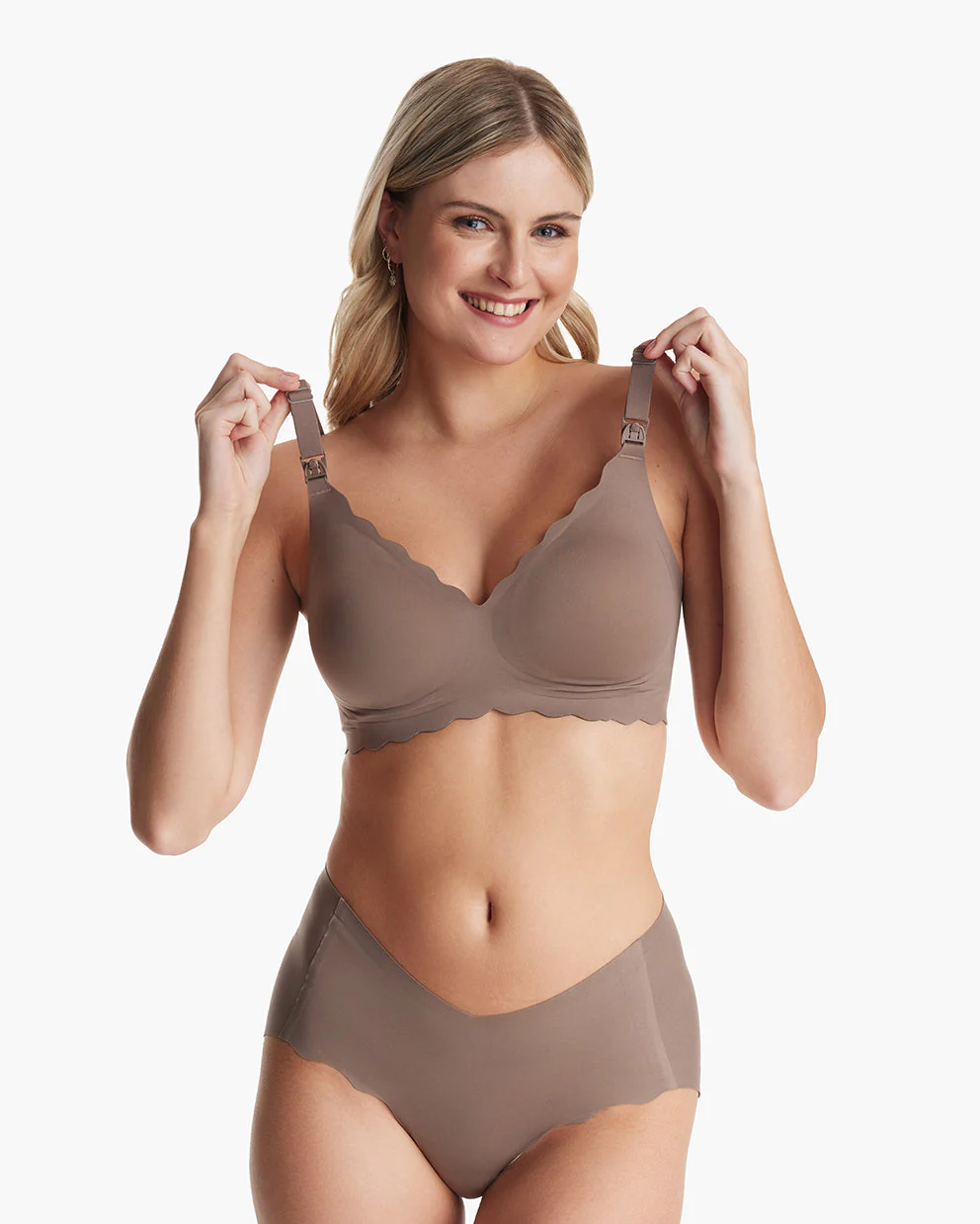 Jelly Strip - Seamless Floral Push up Nursing Bra -YN46 1.0 - Image 36