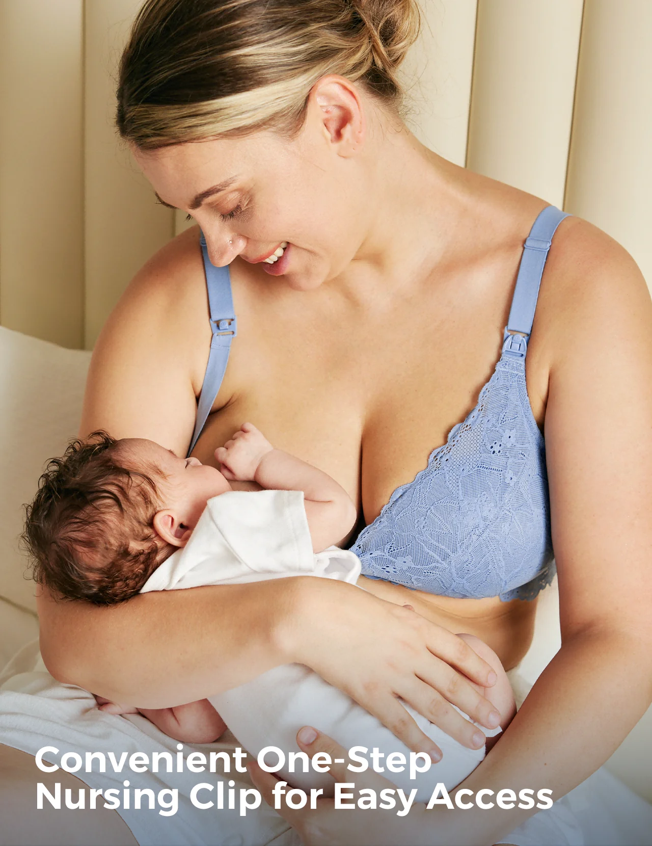 Soft Lace V Neck Nursing Bra - Image 16