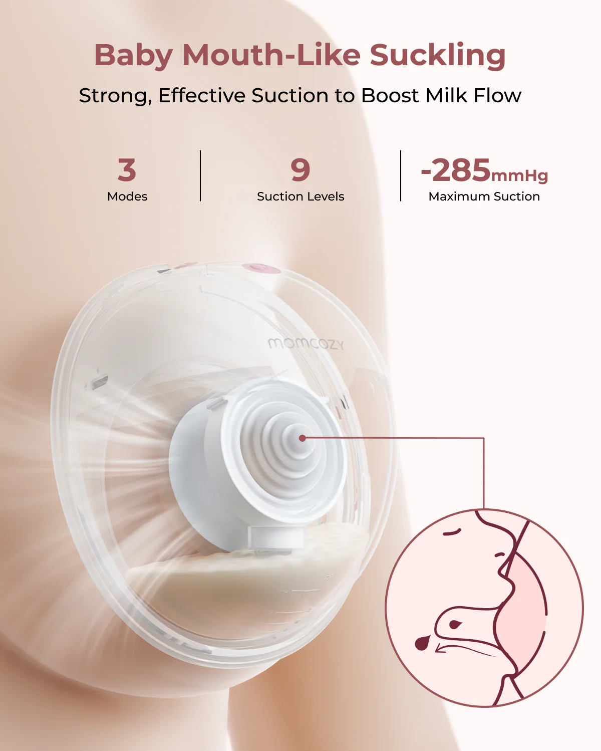 M5 Smart Wearable Breast Pump – Upgraded with App Control - Image 5