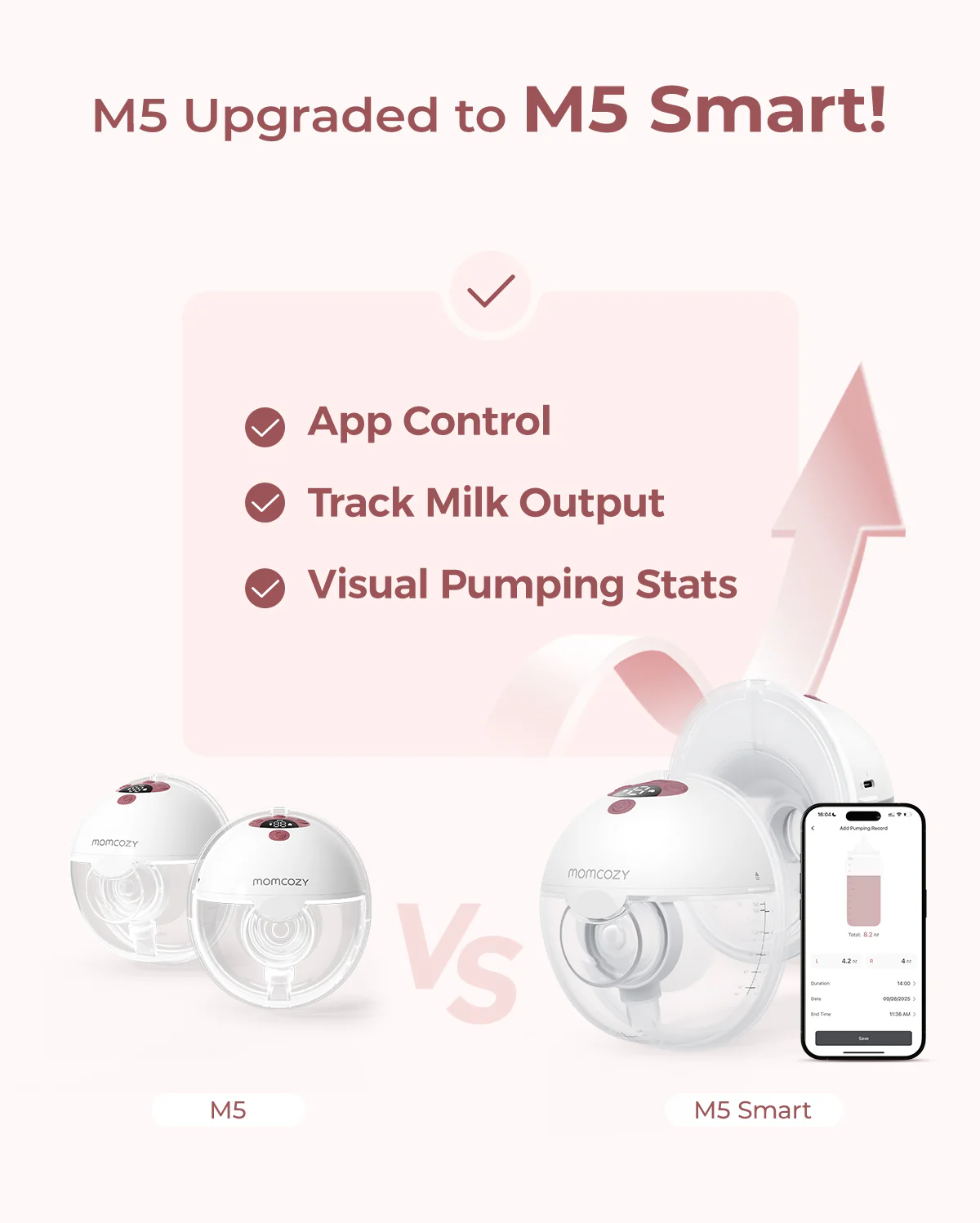 M5 Smart Wearable Breast Pump – Upgraded with App Control - Image 7