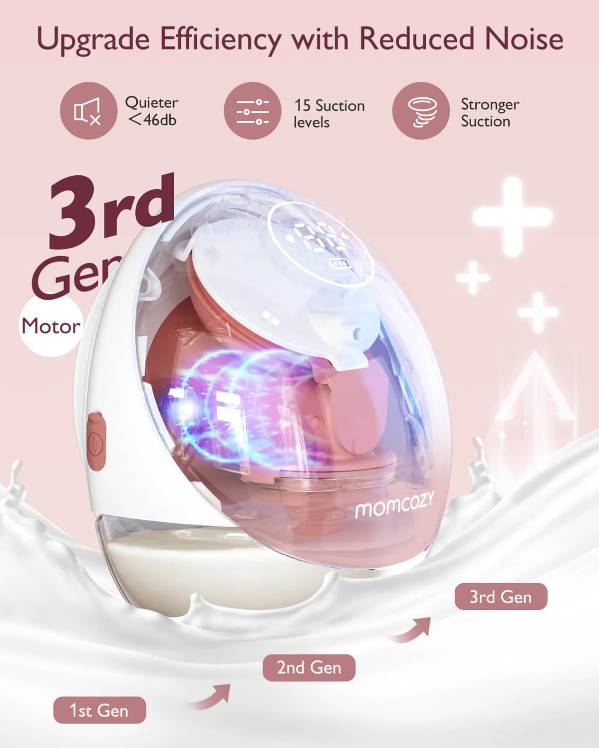 M9 Bra Bundle: M9 Breast Pump and YN46 Nursing Bra - Image 3