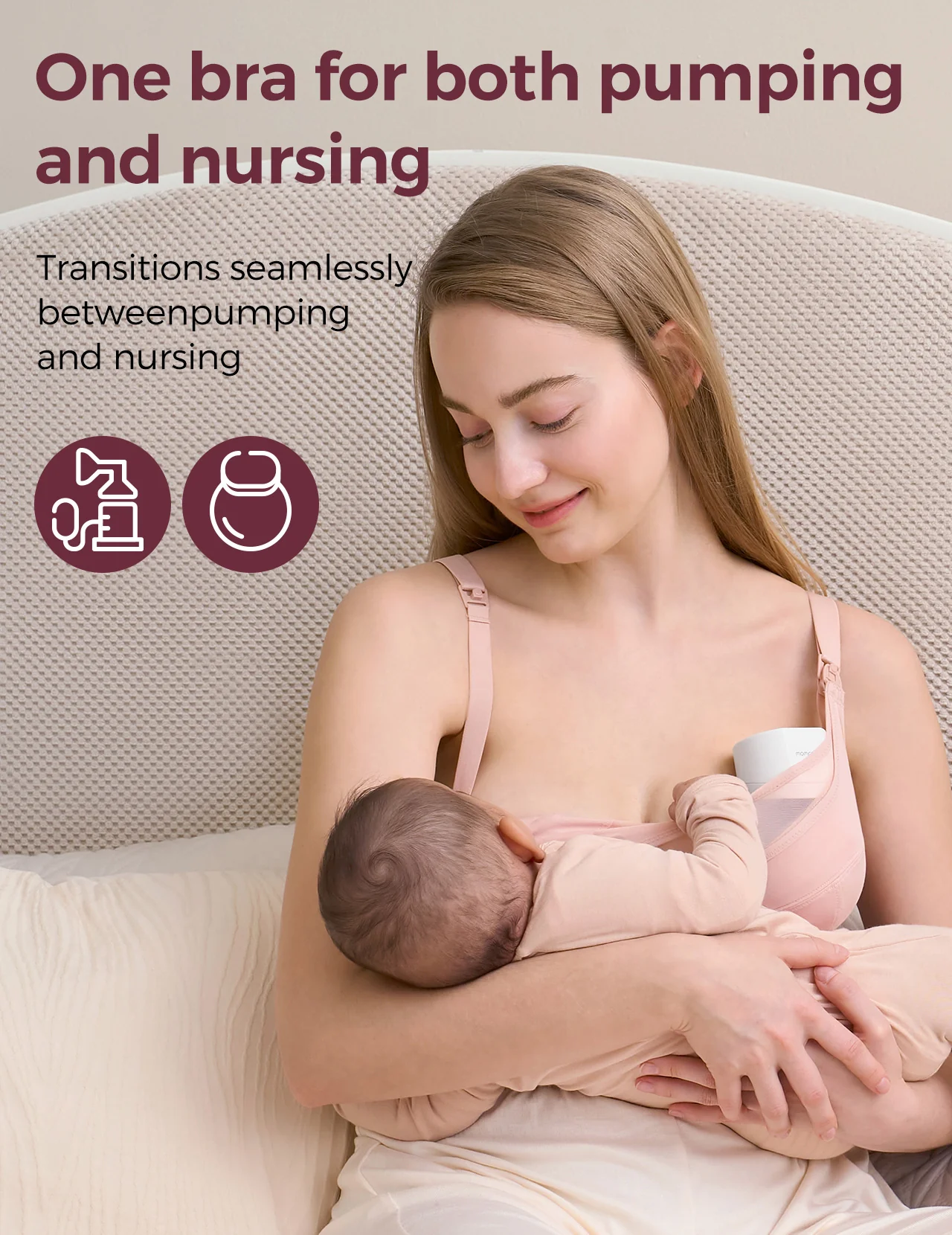 Bamboo - Ultra-Soft & Cool Breeze Pumping & Nursing Bra - HF018 - Image 13