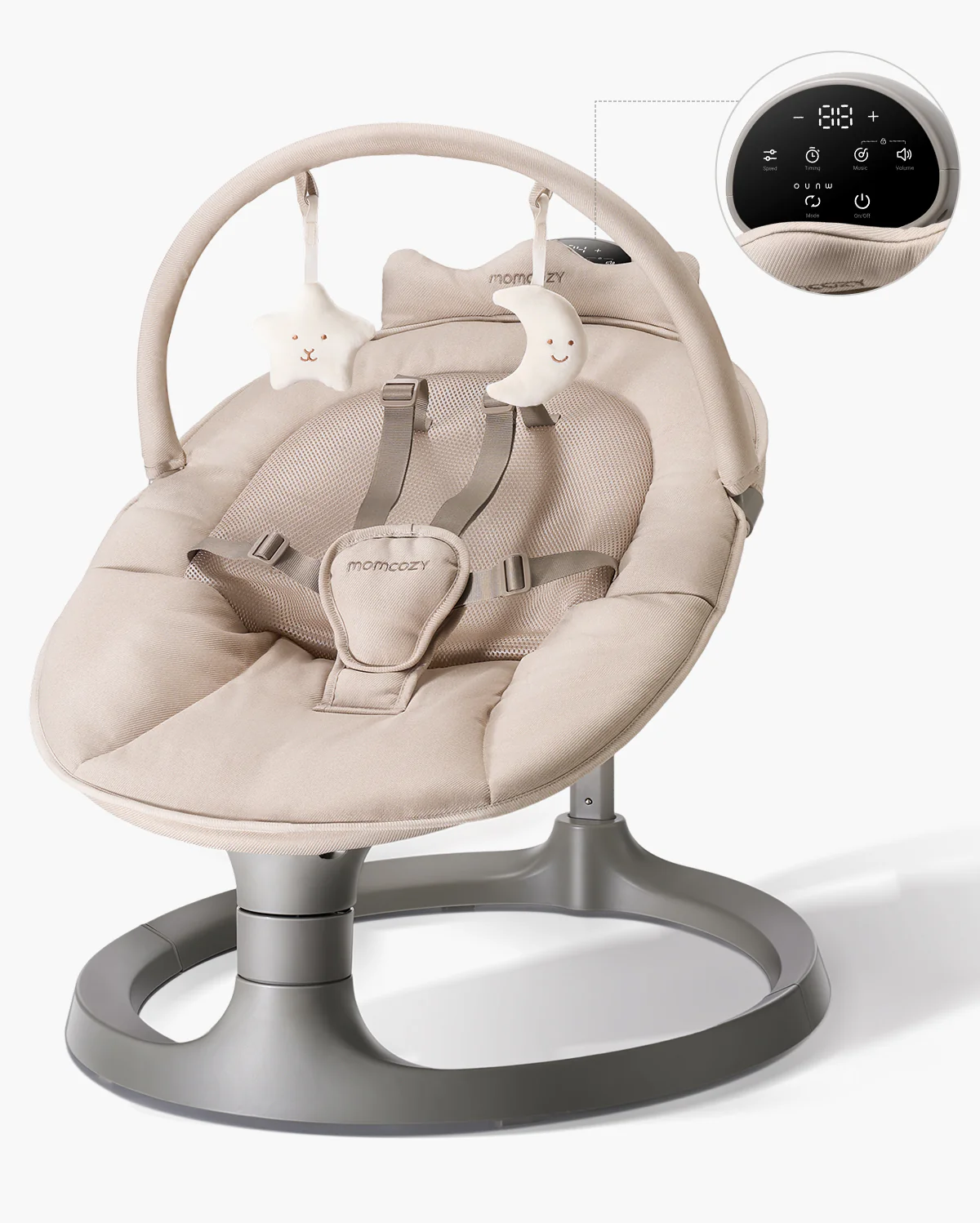 Momcozy 2-in-1 Electric Baby Swing - Image 16