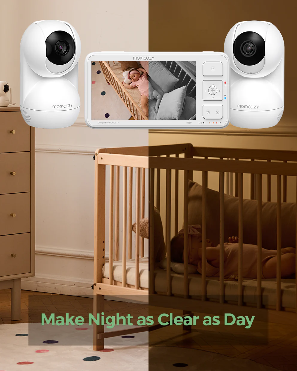 Momcozy 5.5-inch Full HD Video Baby Monitor - BM03 - Image 8