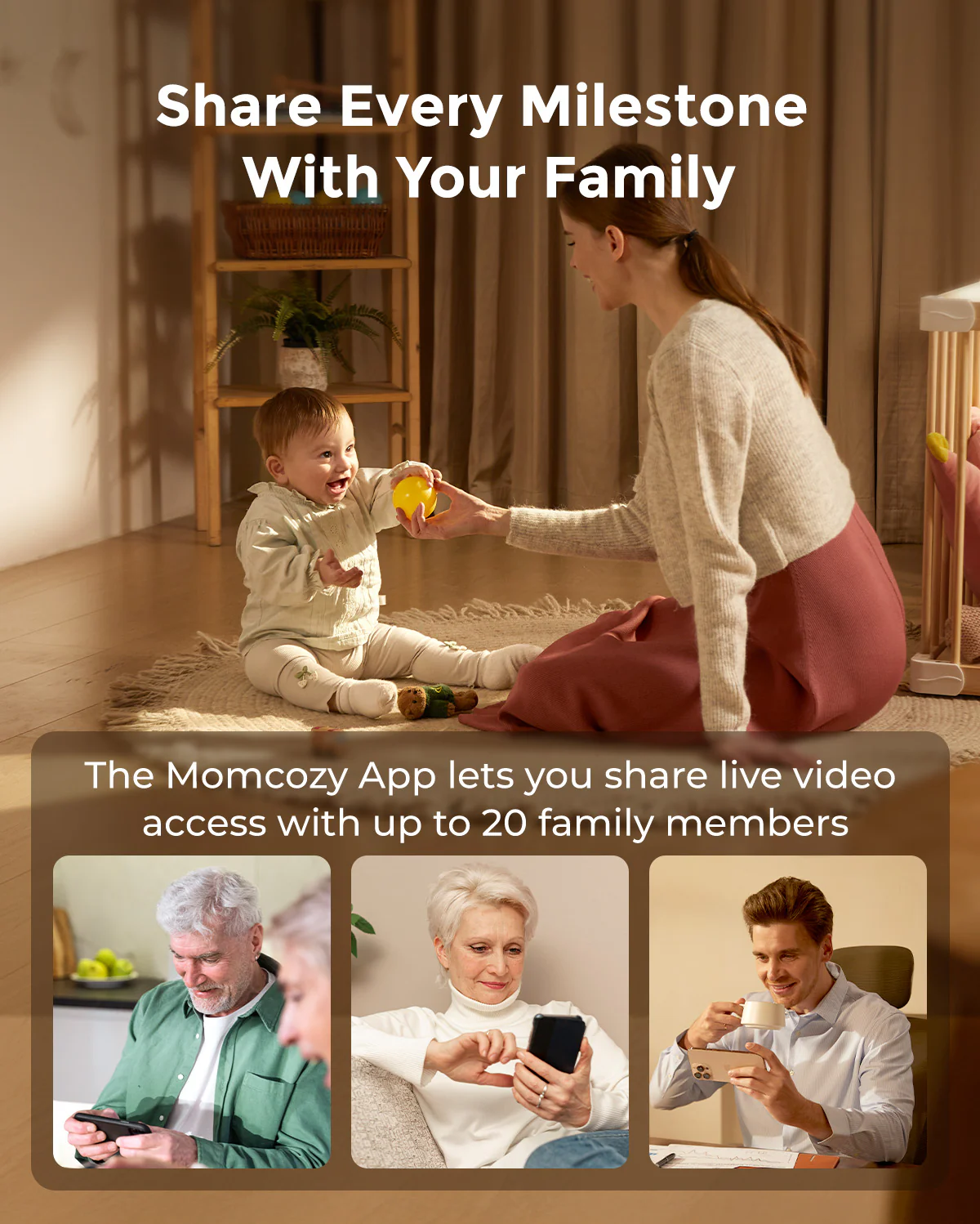 Momcozy 5-Inch Dual-mode Smart Baby Monitor-BM04 (Member Exclusive)-Stock 2 - Image 7