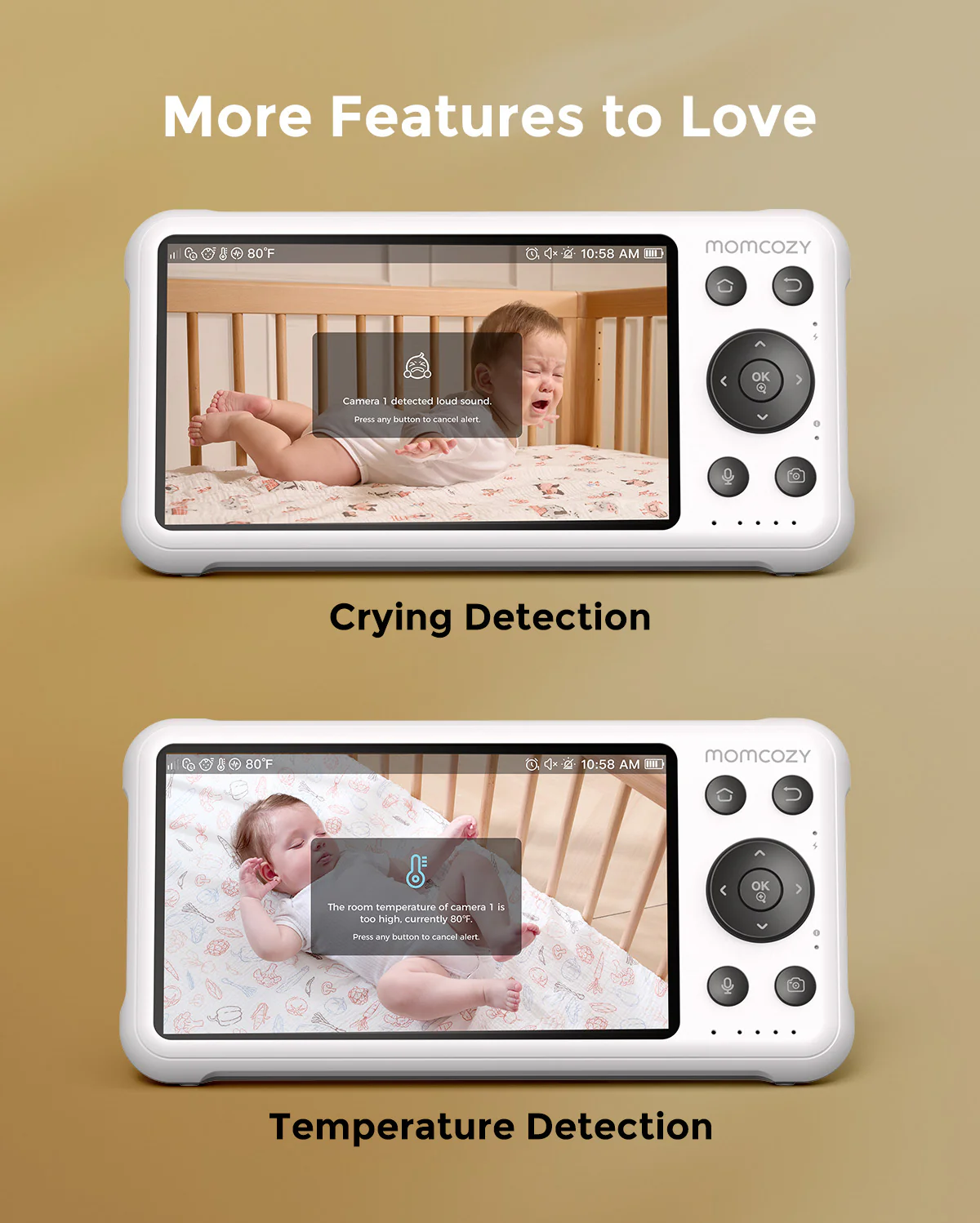 Momcozy 5-Inch Dual-mode Smart Baby Monitor-BM04 (Member Exclusive)-Stock 2 - Image 9