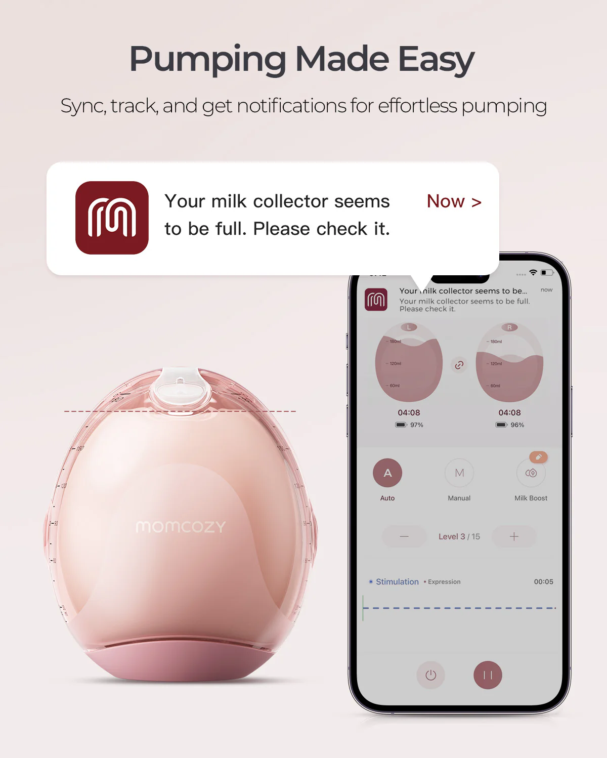Momcozy Air 1 Ultra-slim Breast Pump - Image 19