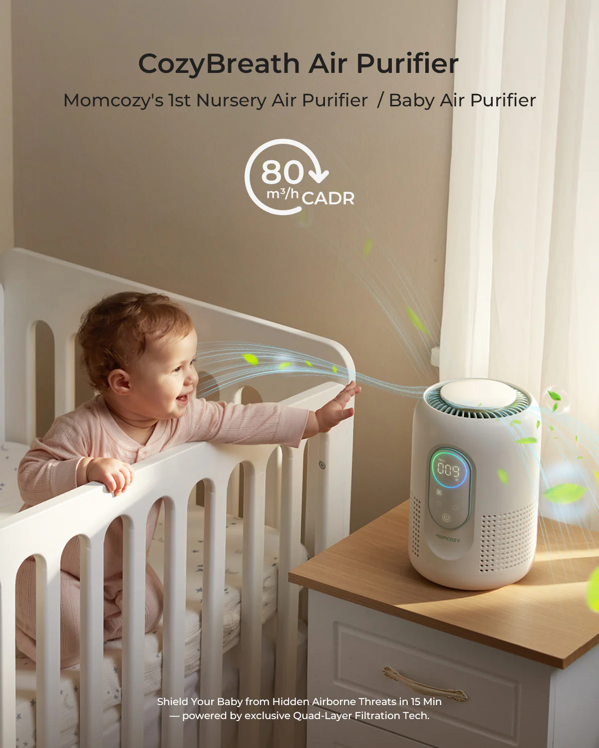Momcozy CozyBreath Baby Air Purifier - Image 2
