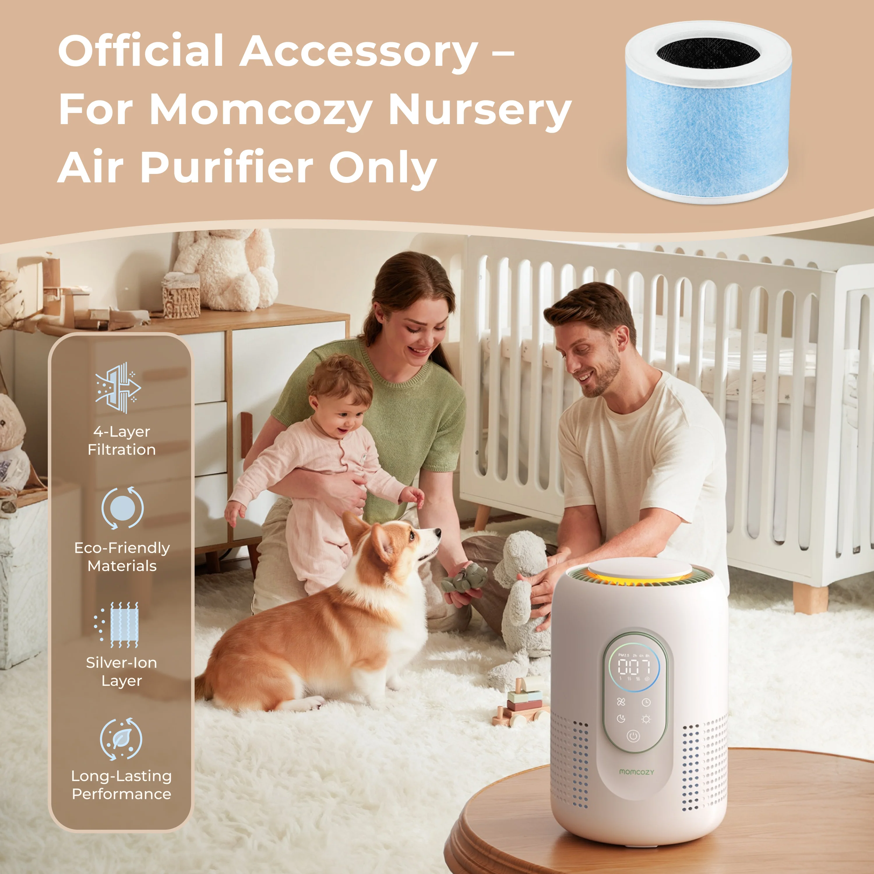 Momcozy Baby Air Purifier Replacement Filter - Image 4