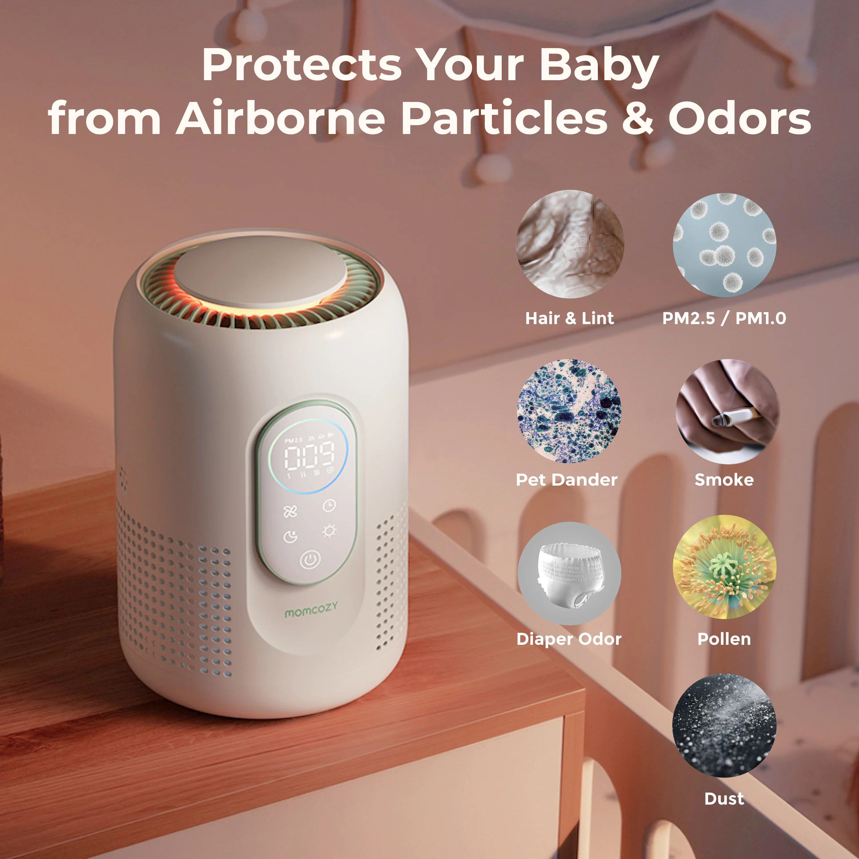 Momcozy Baby Air Purifier Replacement Filter - Image 6