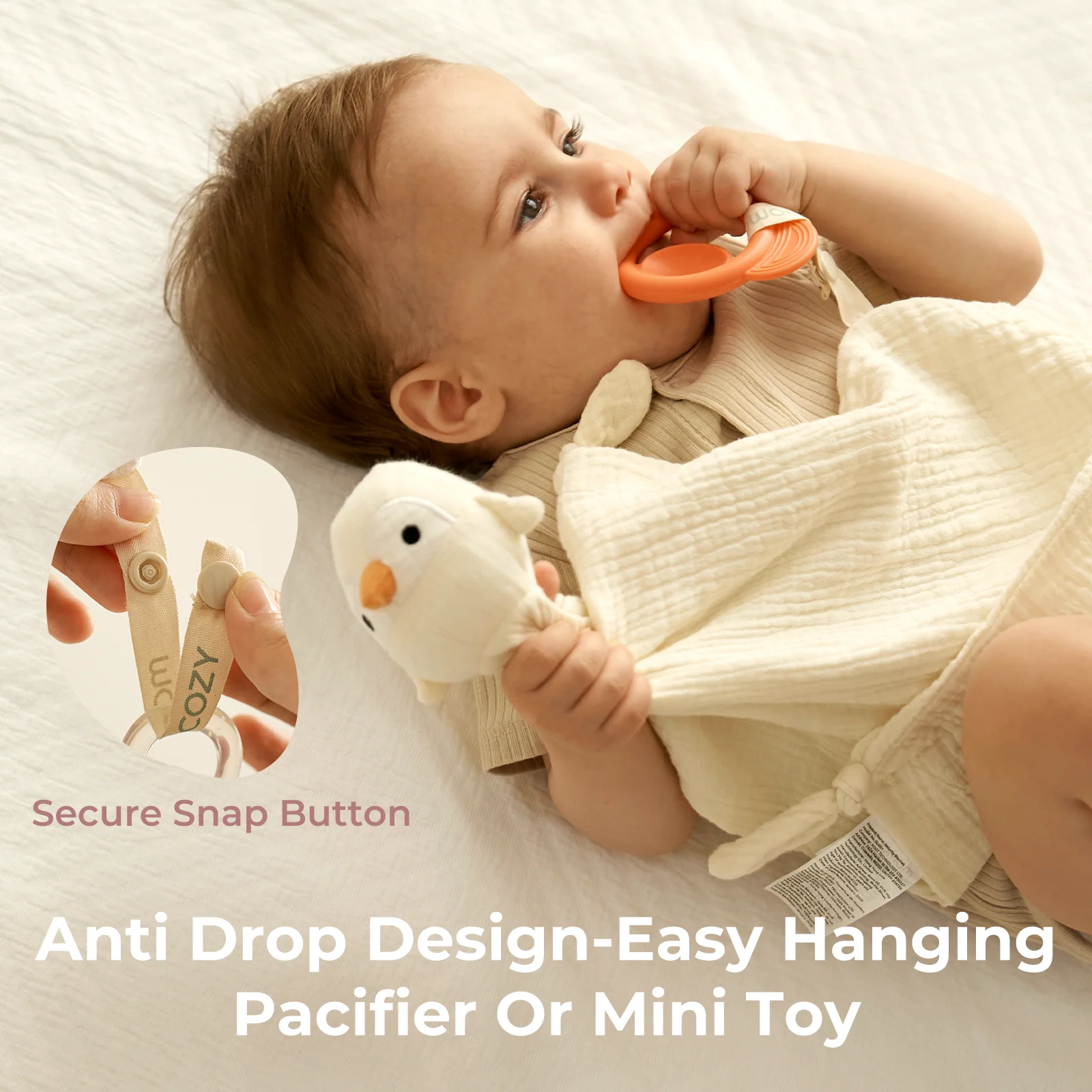 Momcozy Baby Security Blanket – Perfect Newborn Gift - Image 26
