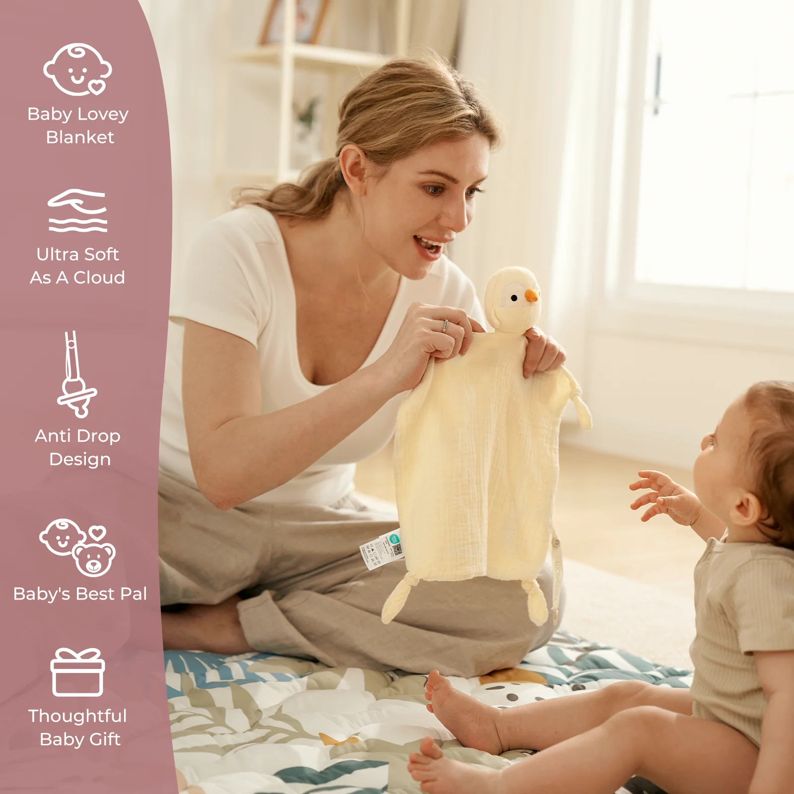 Momcozy Baby Security Blanket – Perfect Newborn Gift - Image 27