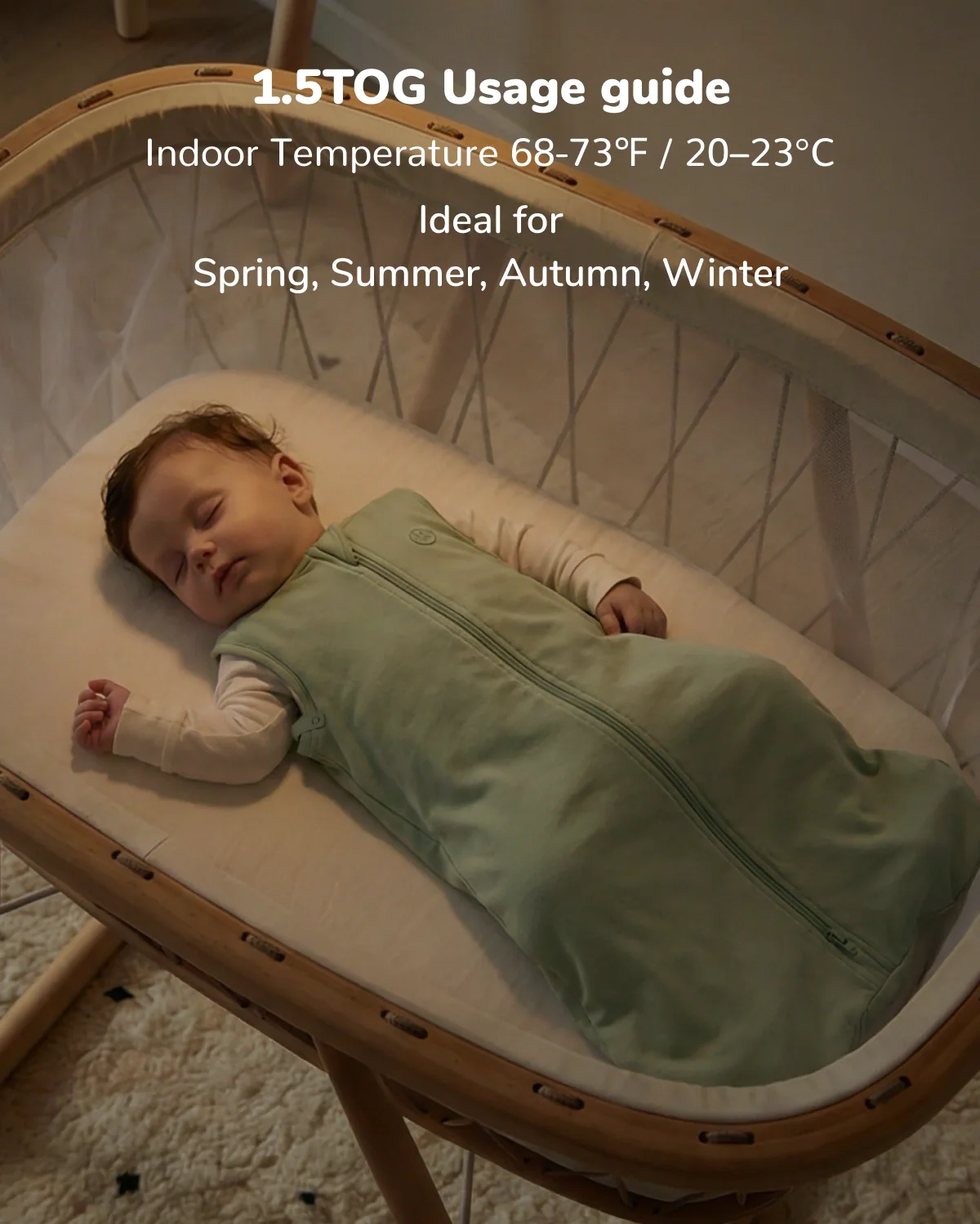 Momcozy Baby Sleep Sack 1.5 TOG - Image 21