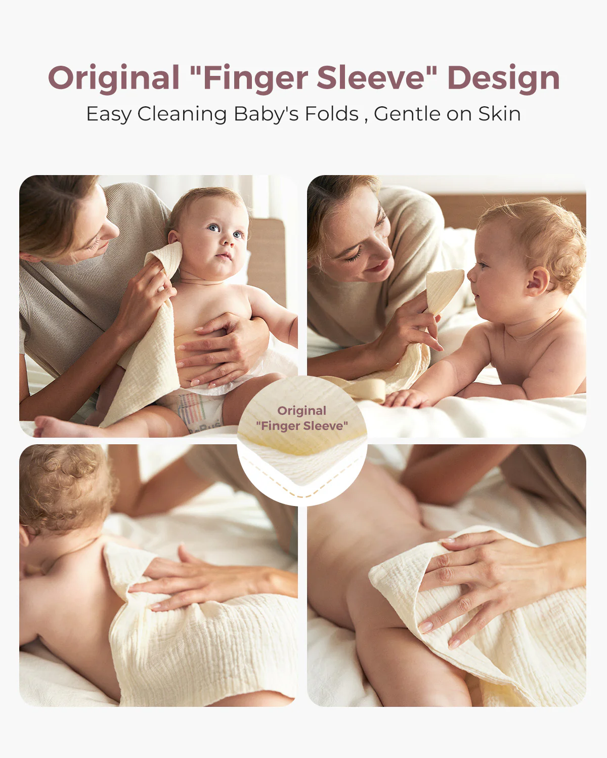 Momcozy Baby Washcloths – Soft 4-Layer Cotton, Gentle for Newborns - Image 23