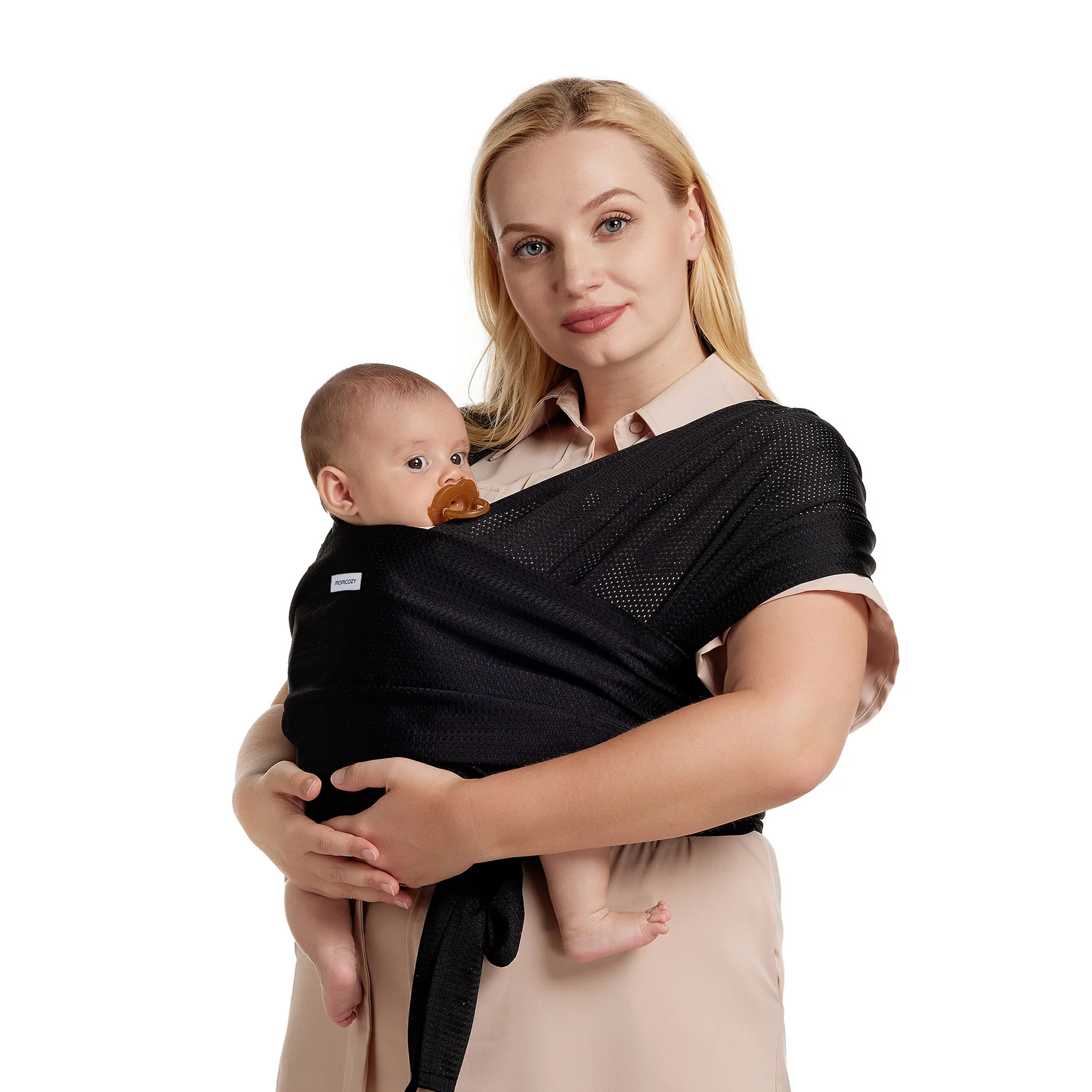 Easy to Wear Hands Free - Baby Wrap Carrier - Image 48