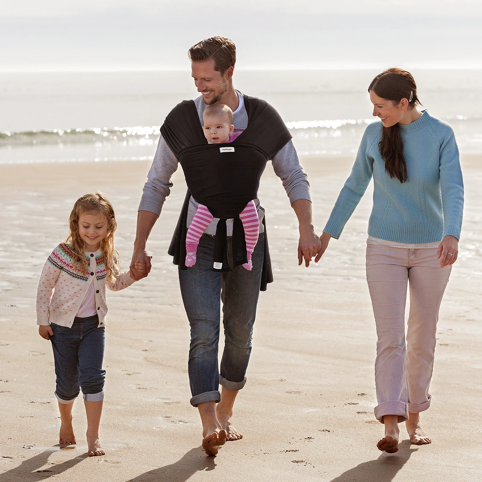 Easy to Wear Hands Free - Baby Wrap Carrier - Image 52