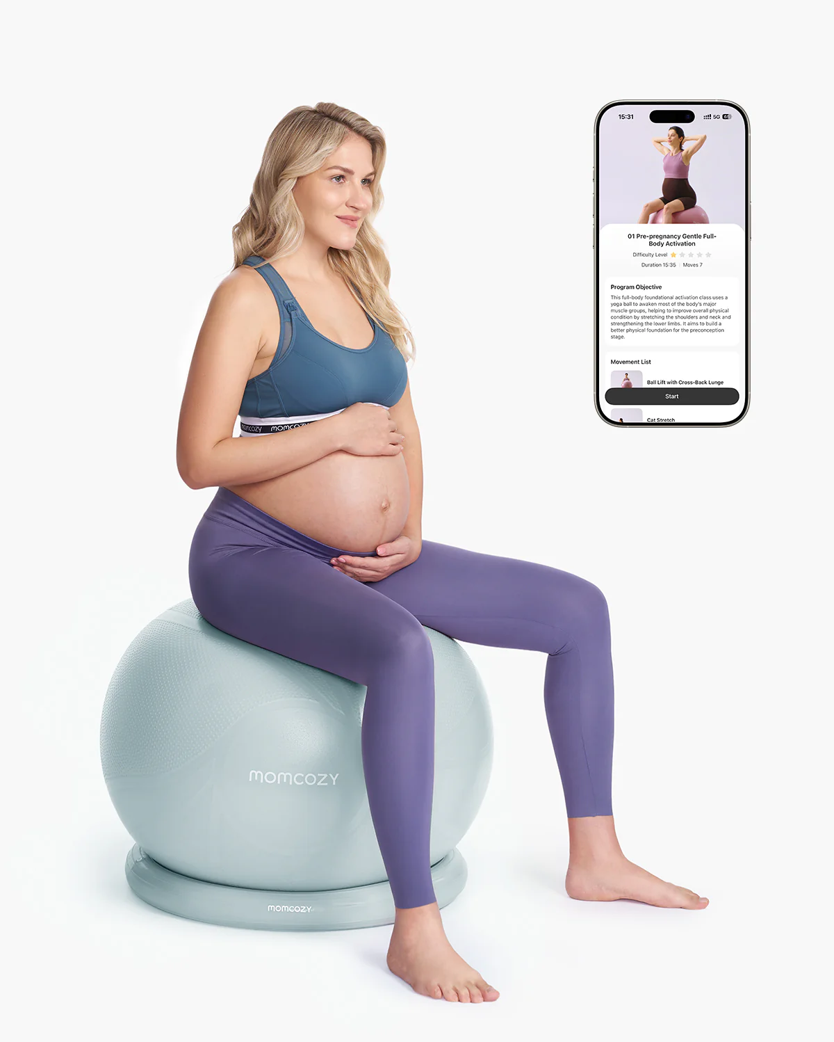 Momcozy BirthEase Maternity Ball Set - Image 5