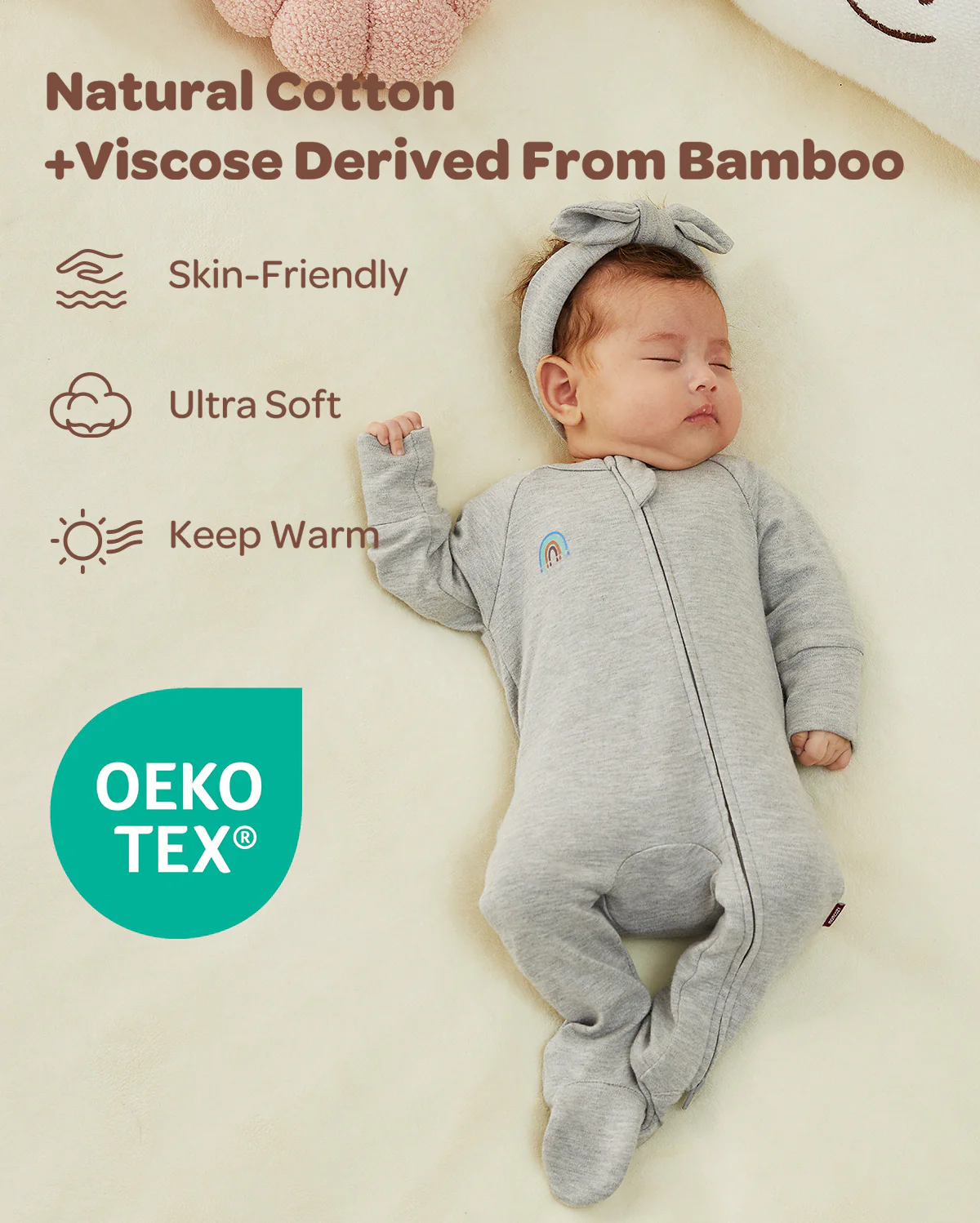 Momcozy Boy Girl Baby Pajamas - Newborn Sleepers - Image 18
