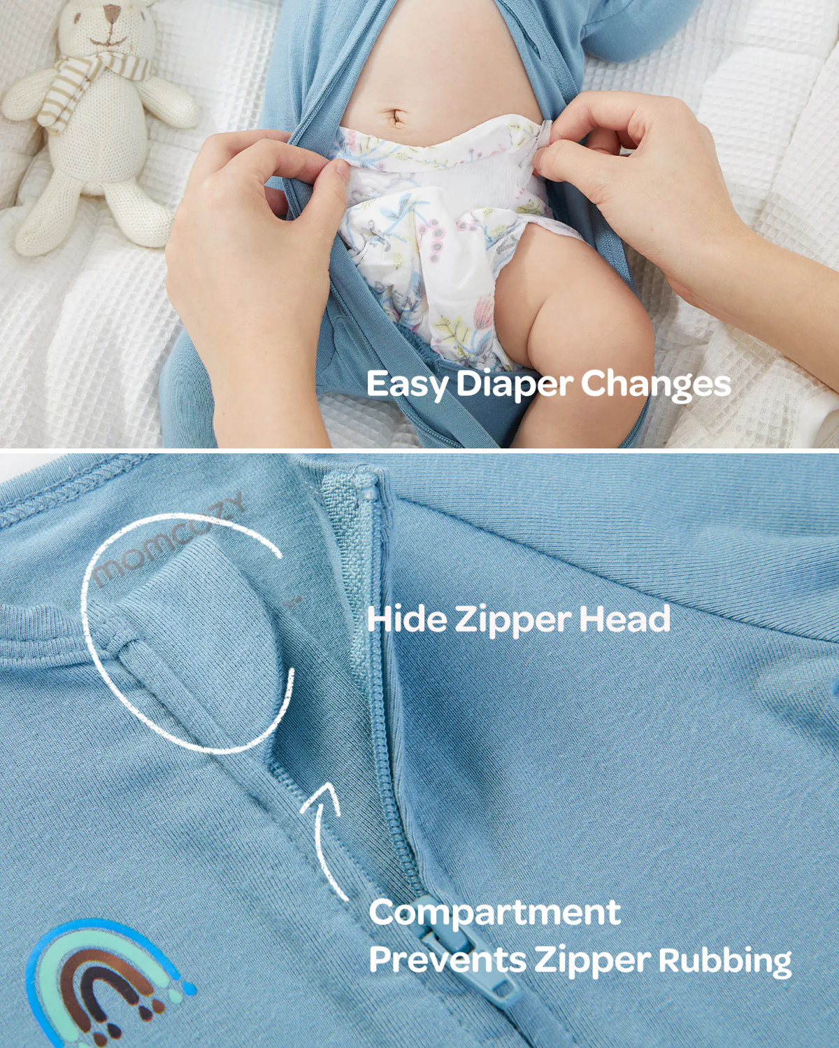 Momcozy Boy Girl Baby Pajamas - Newborn Sleepers - Image 28
