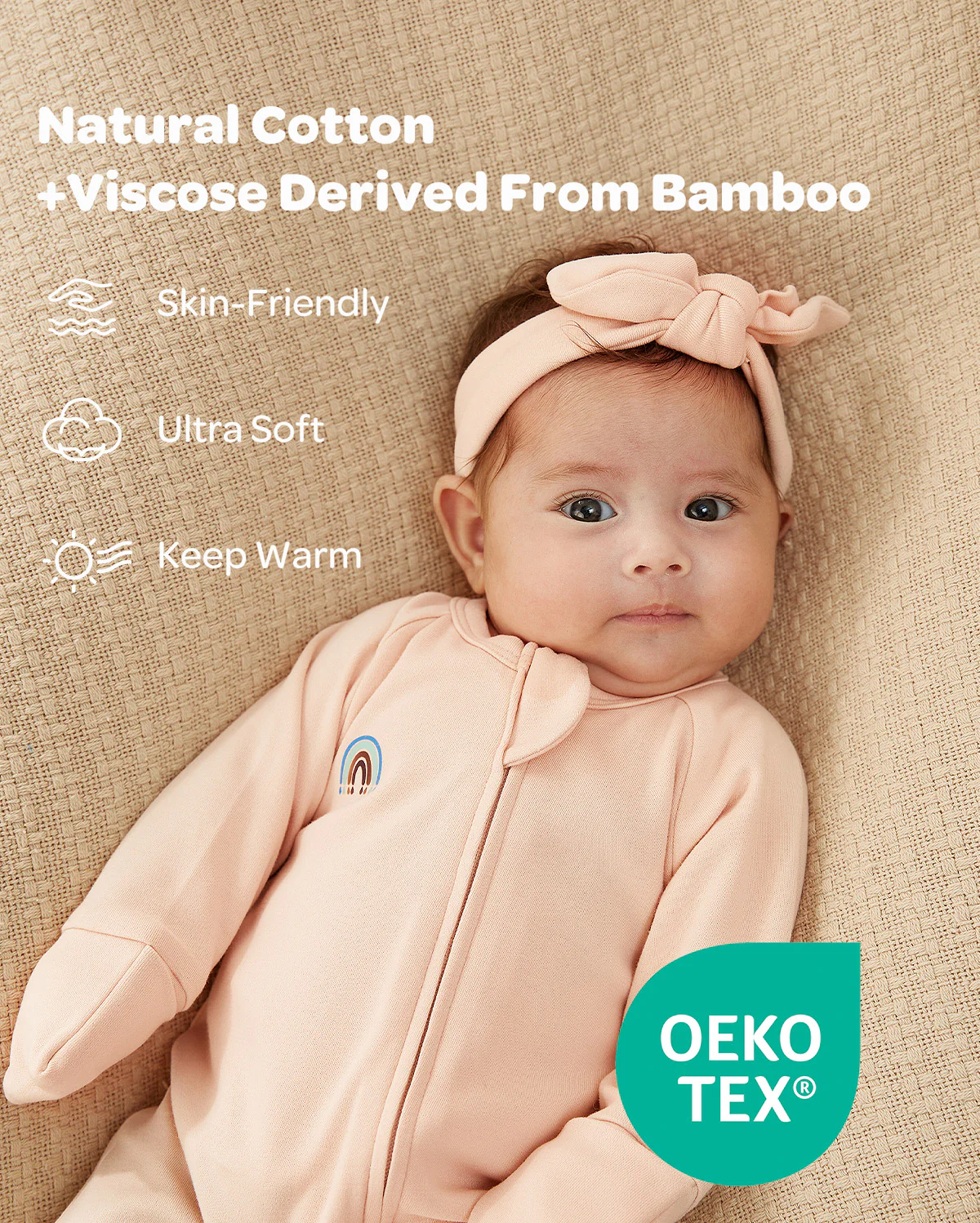 Momcozy Boy Girl Baby Pajamas - Newborn Sleepers - Image 3