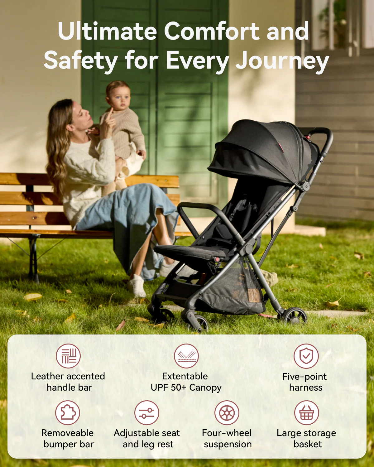 Momcozy ClickGo Lightweight Stroller - Image 5