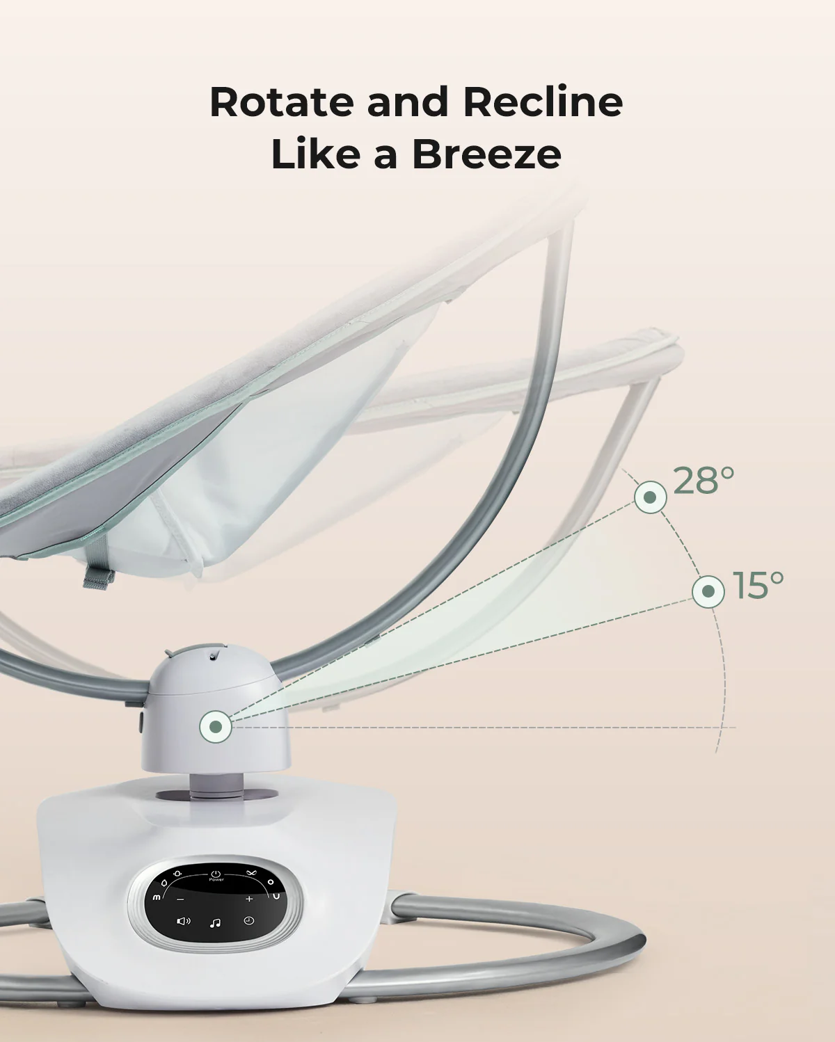 Momcozy CocoSway 3D-Motion Electric Baby Swing - Image 5