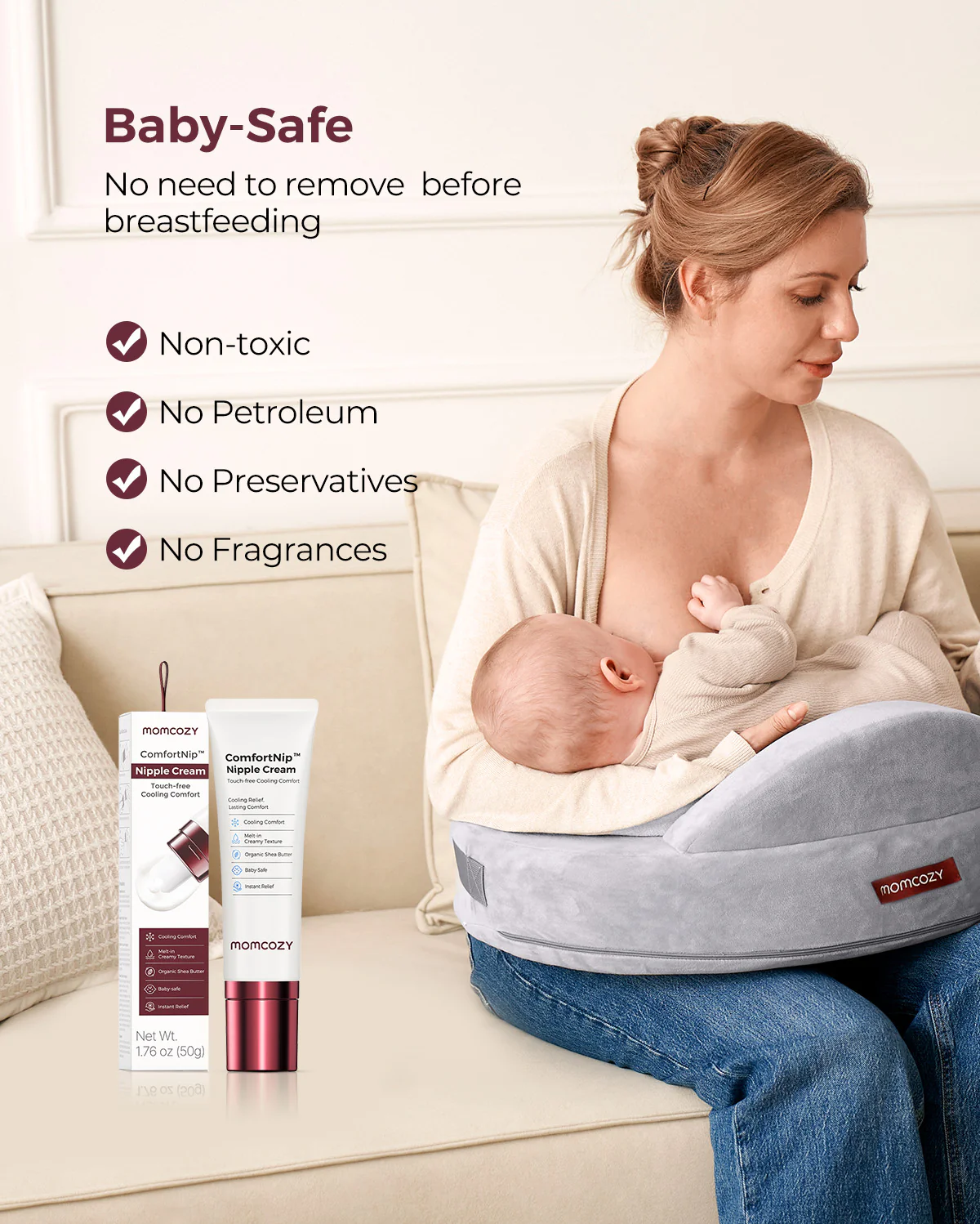 Momcozy ComfortNip™ Cooling Comfort & Touch Free Nipple Cream - Image 7