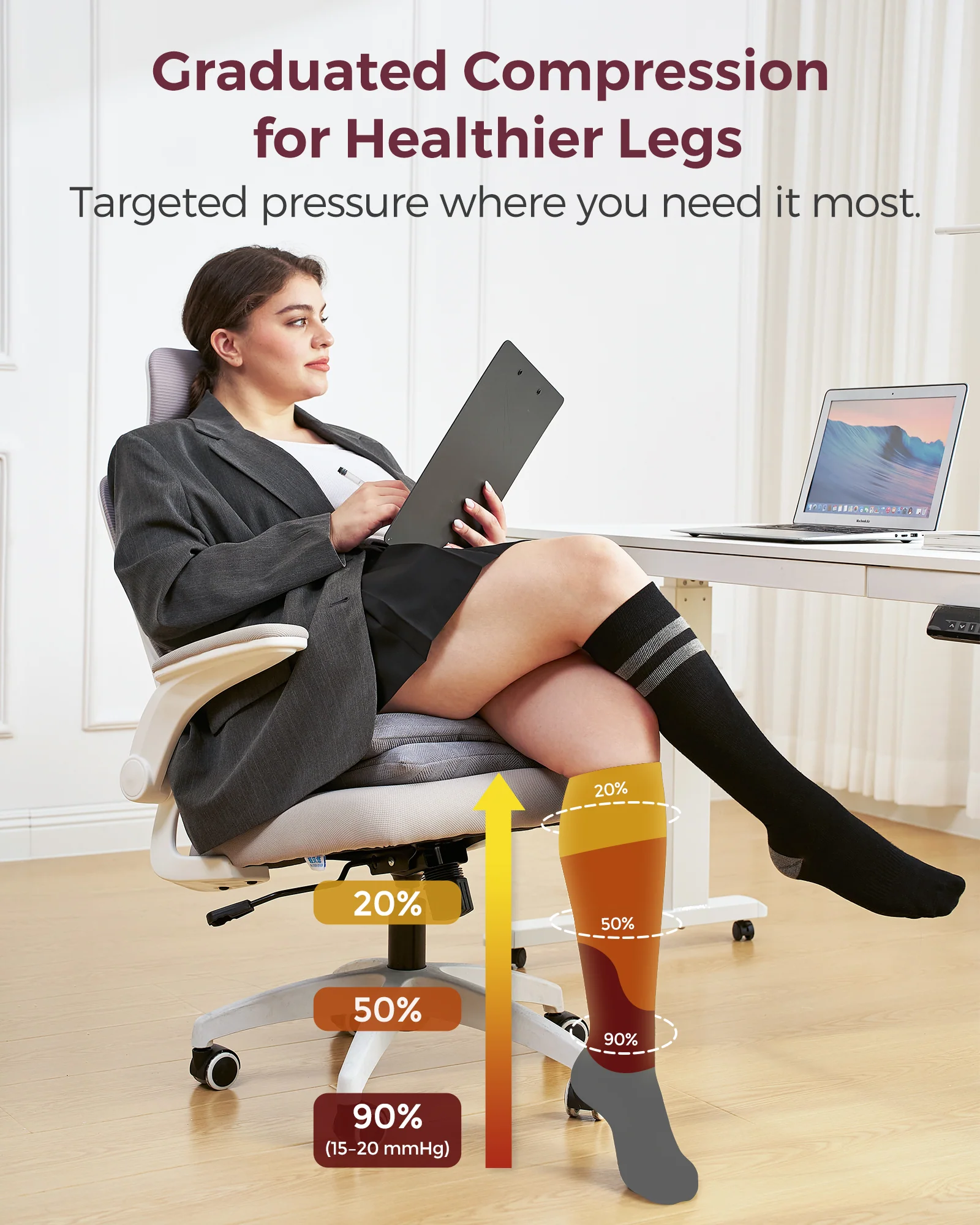Momcozy Compression Socks for Women Wide Calf - Image 10