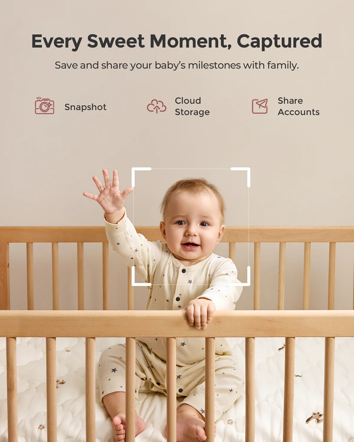 Momcozy Contact-Free Smart Baby Monitor (BM08) - Image 10