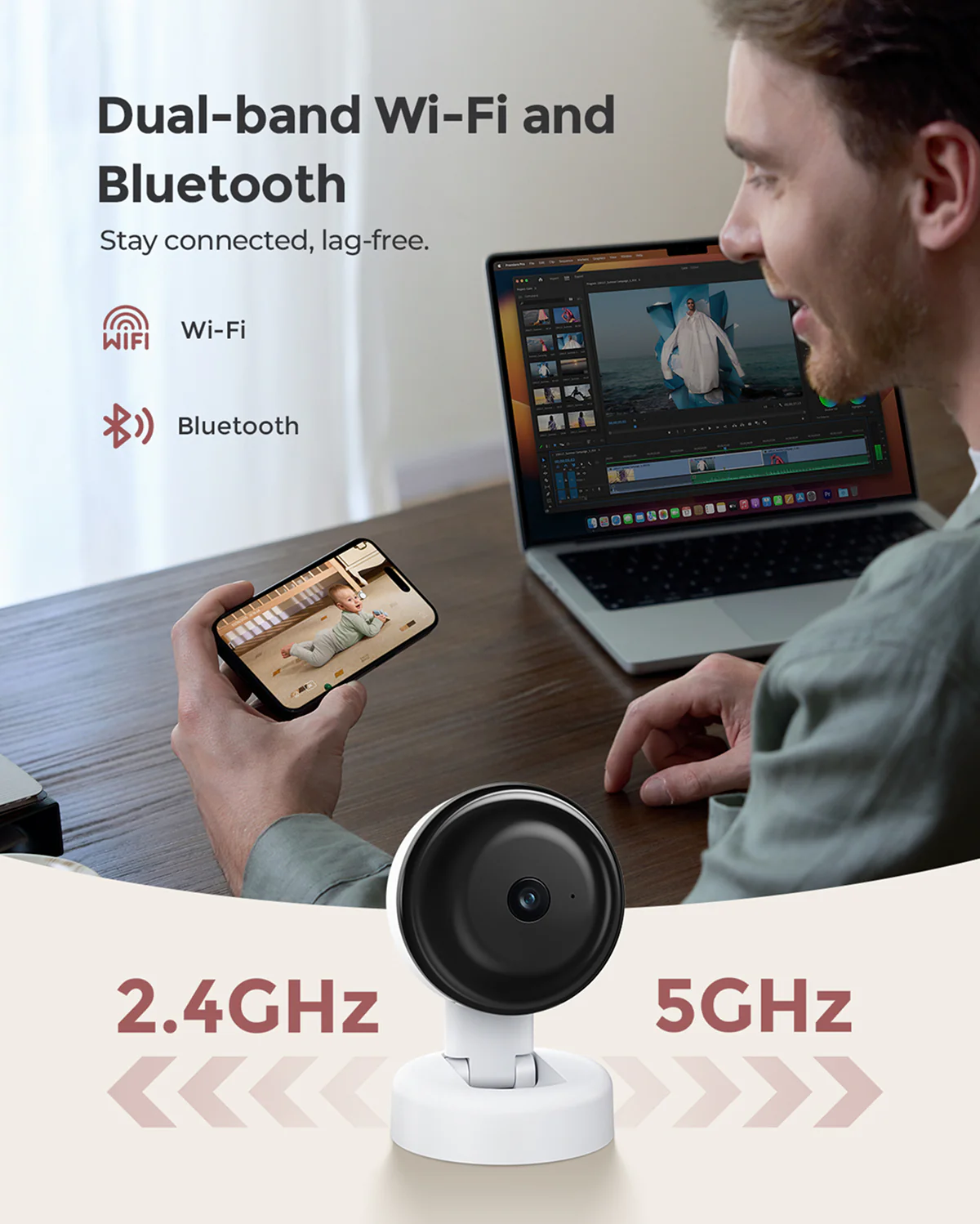 Momcozy Contact-Free Smart Baby Monitor (BM08) - Image 8